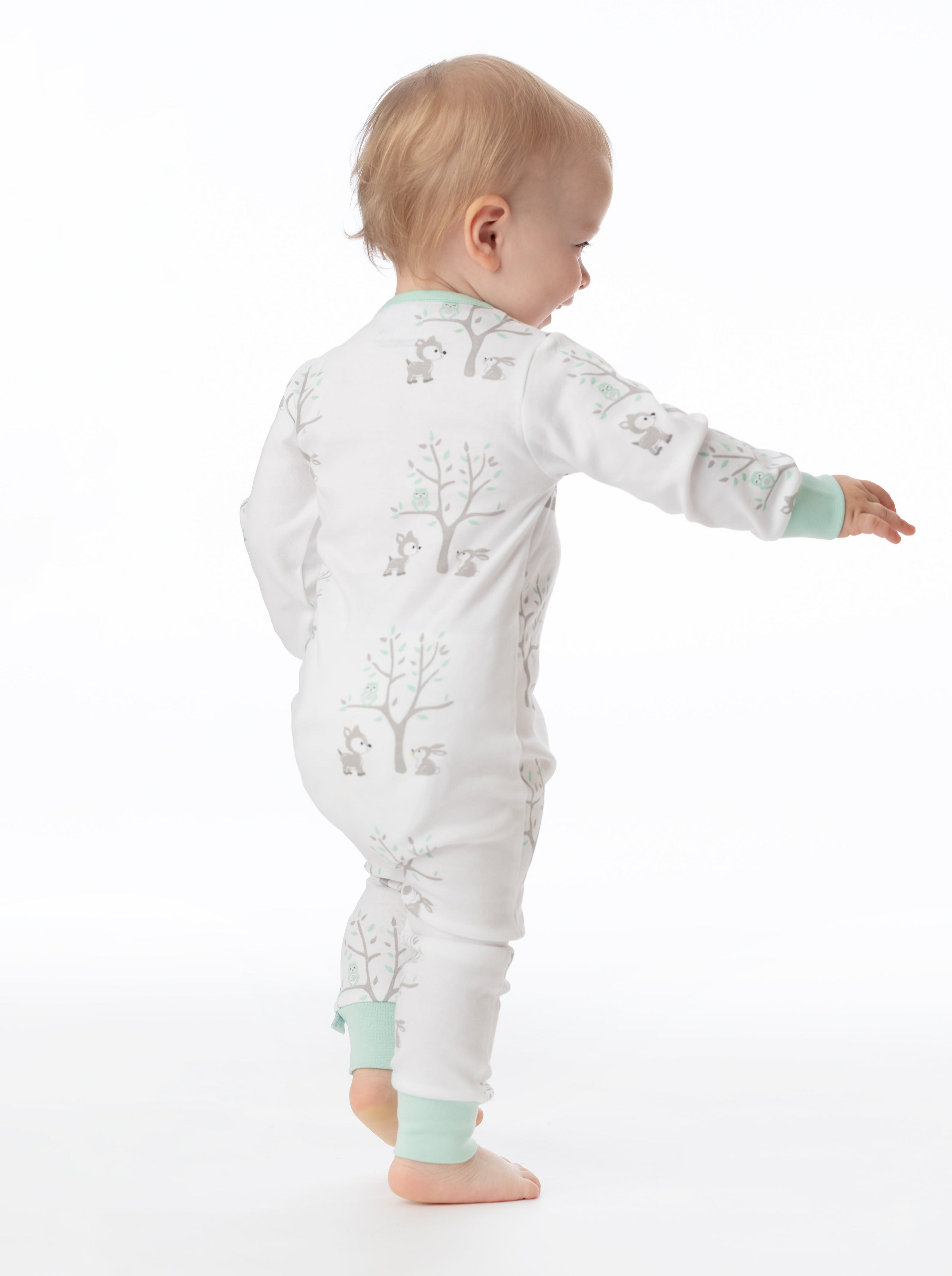 Organic Cotton Romper - Woodland