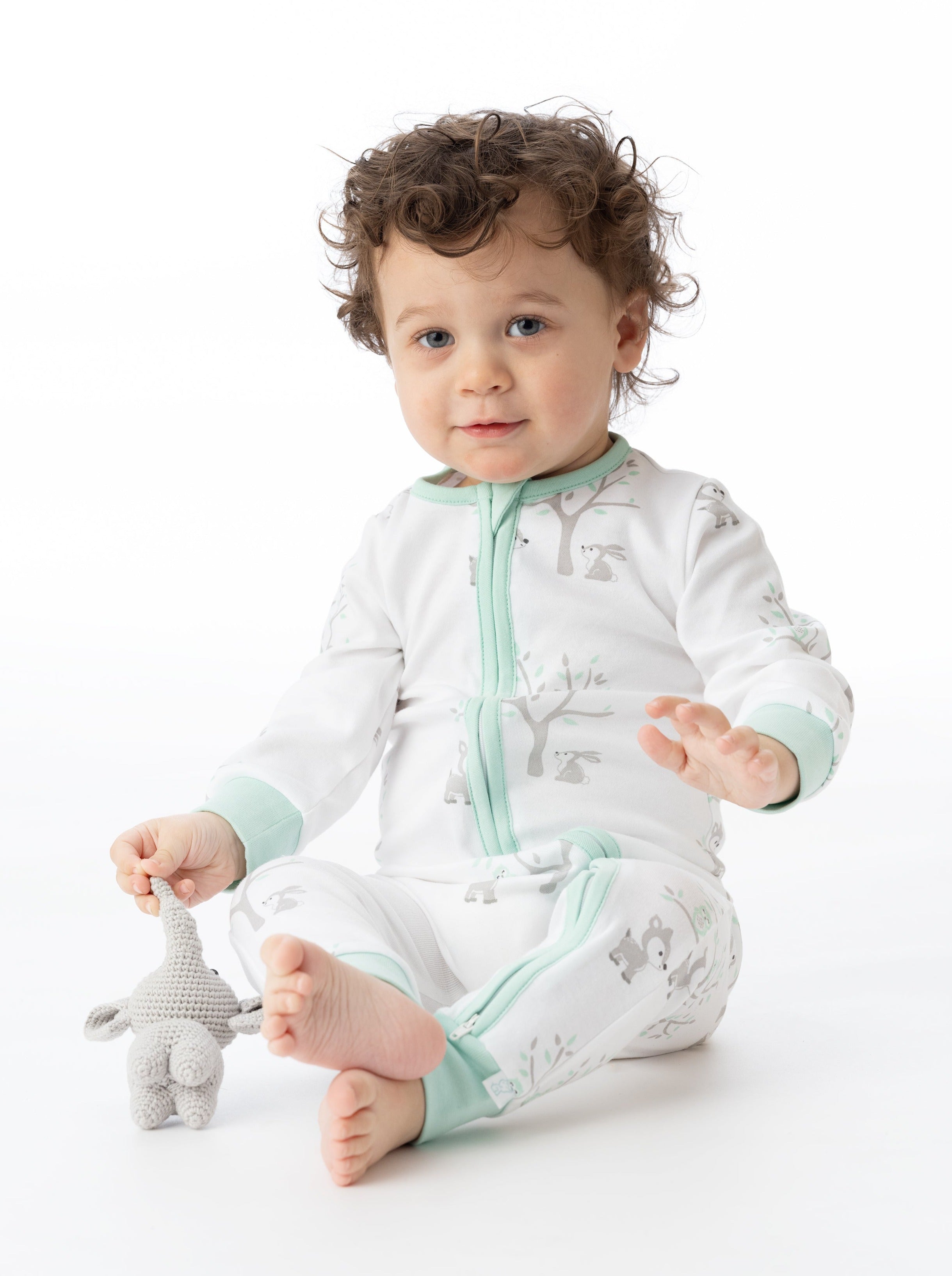 Organic Cotton Romper - Woodland