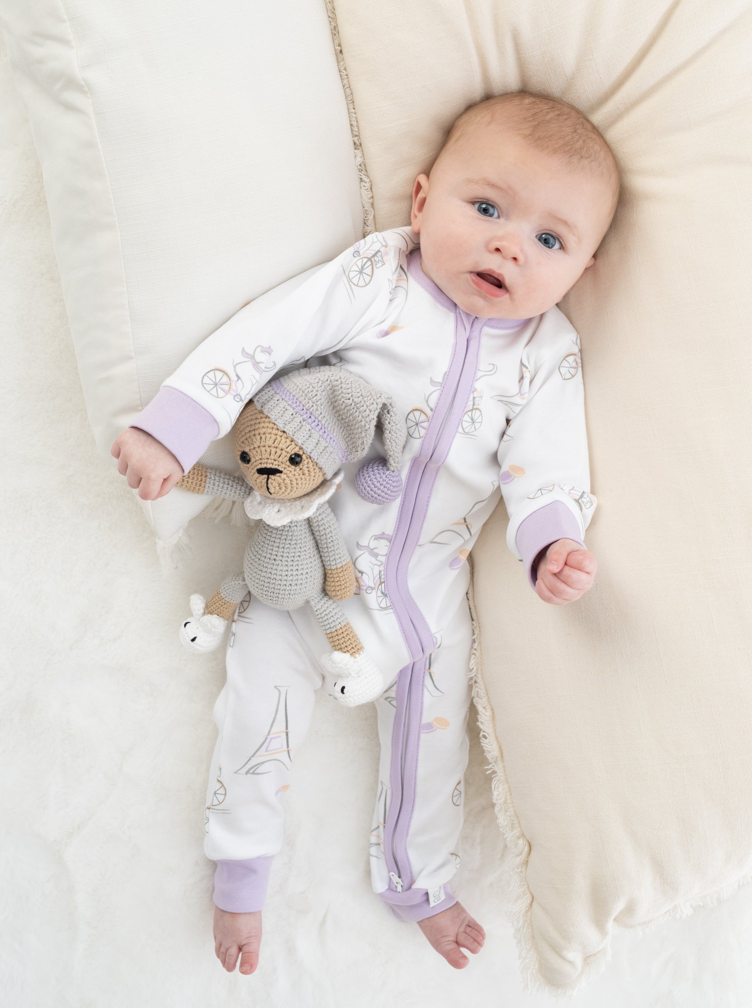 Organic Cotton Romper - Moy In Paris