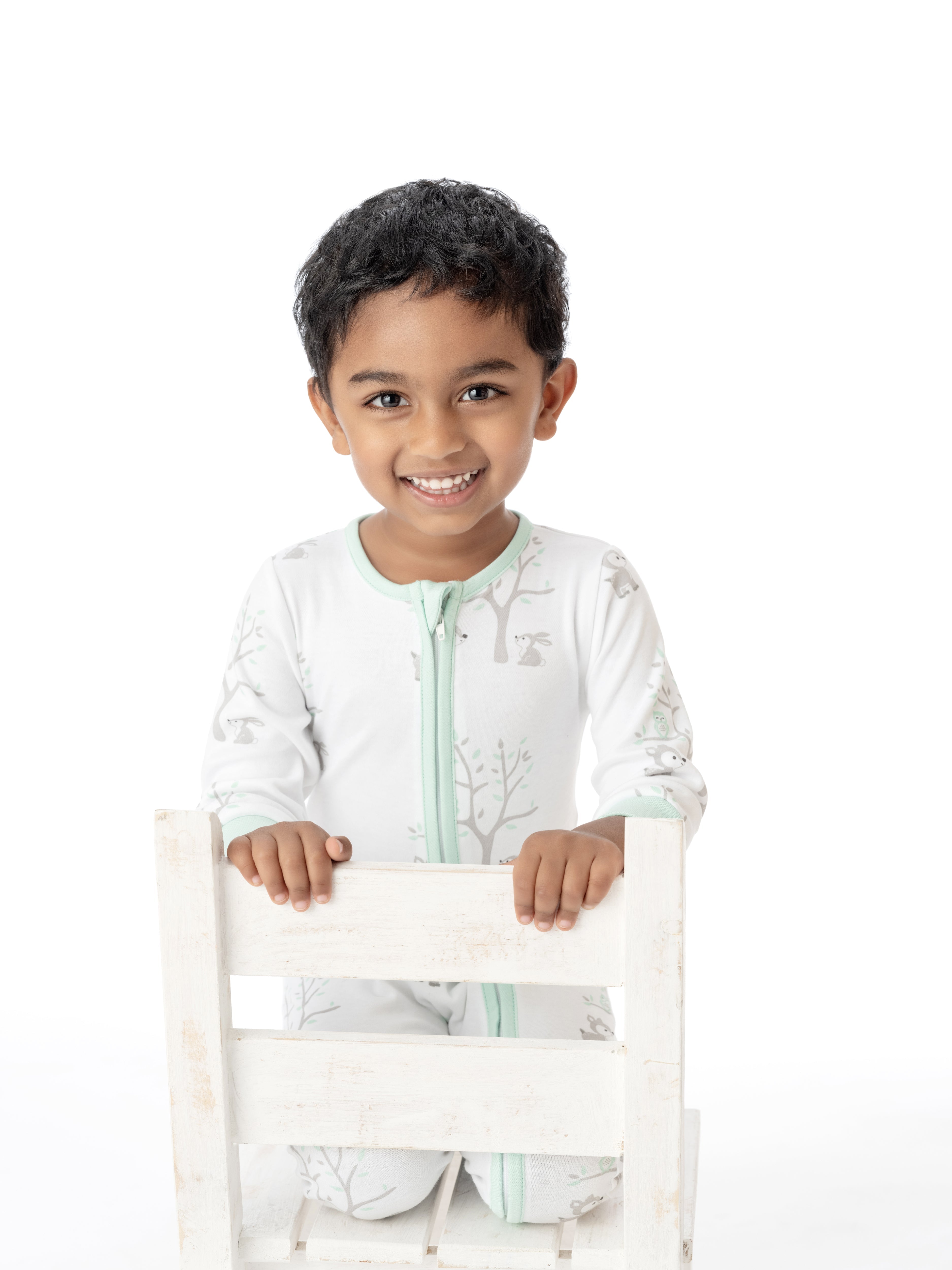 Organic Cotton Romper - Woodland