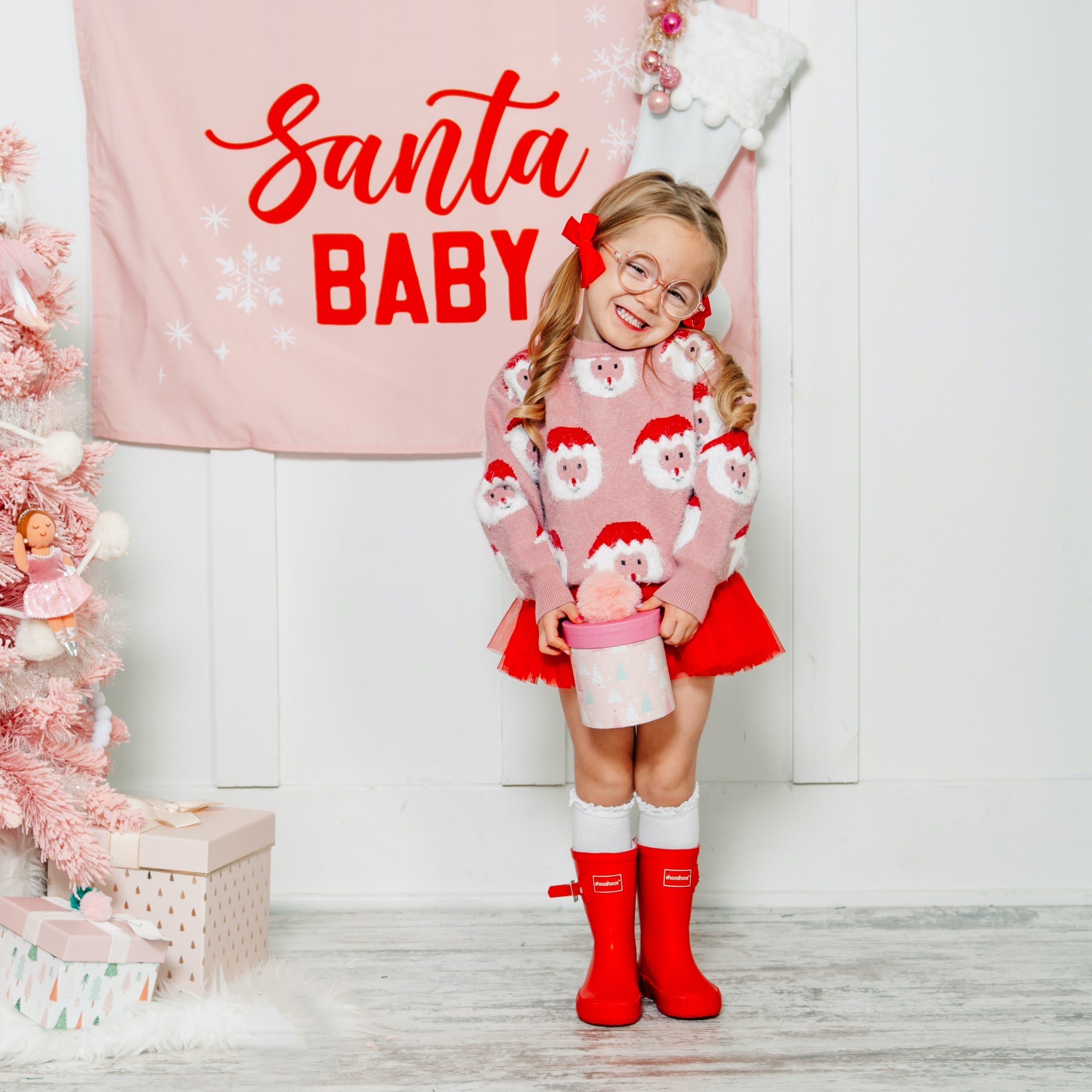 Toddler Rain Boots in Red - Archie