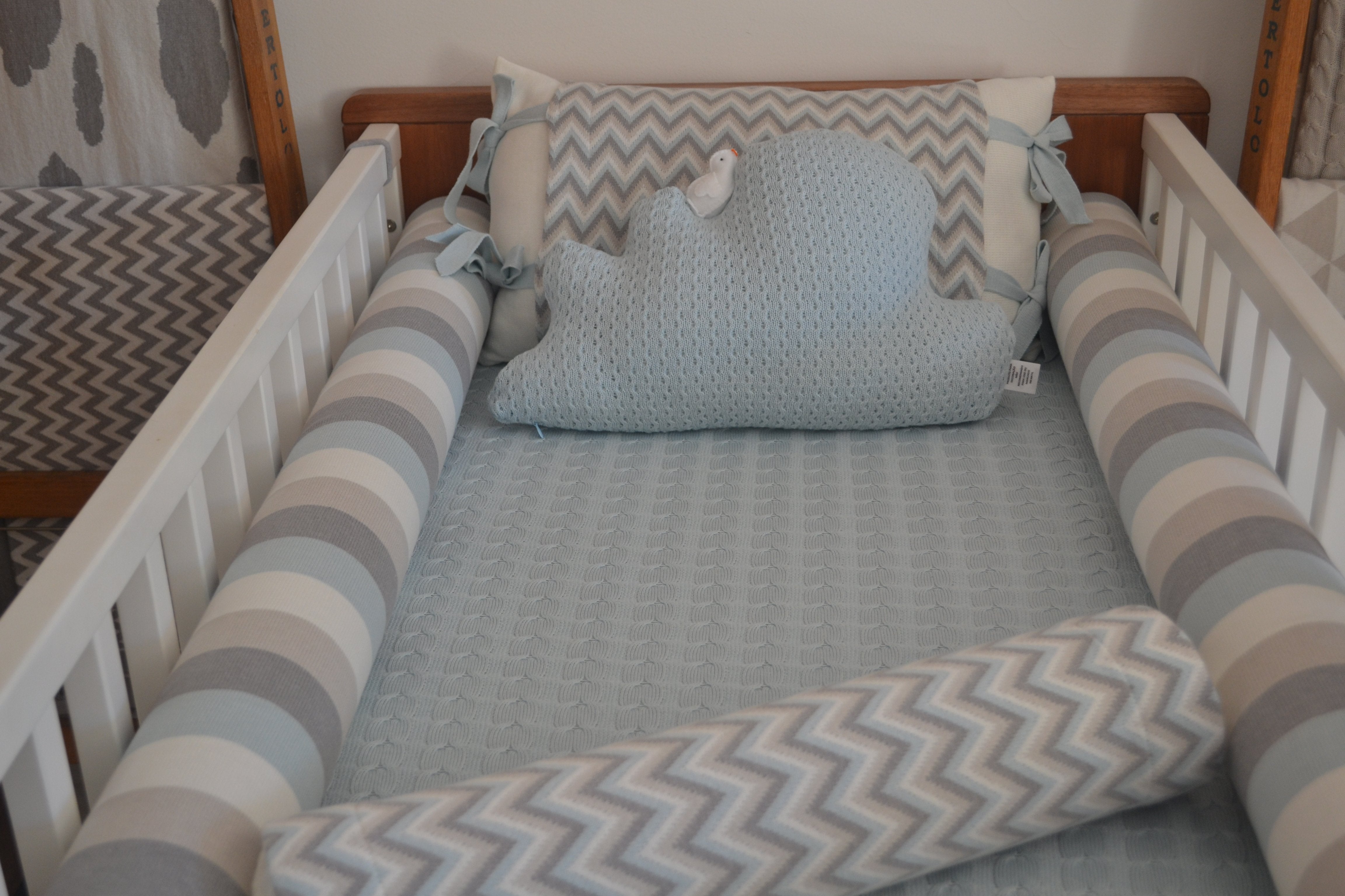 Pillow Crib Side Protector Pair