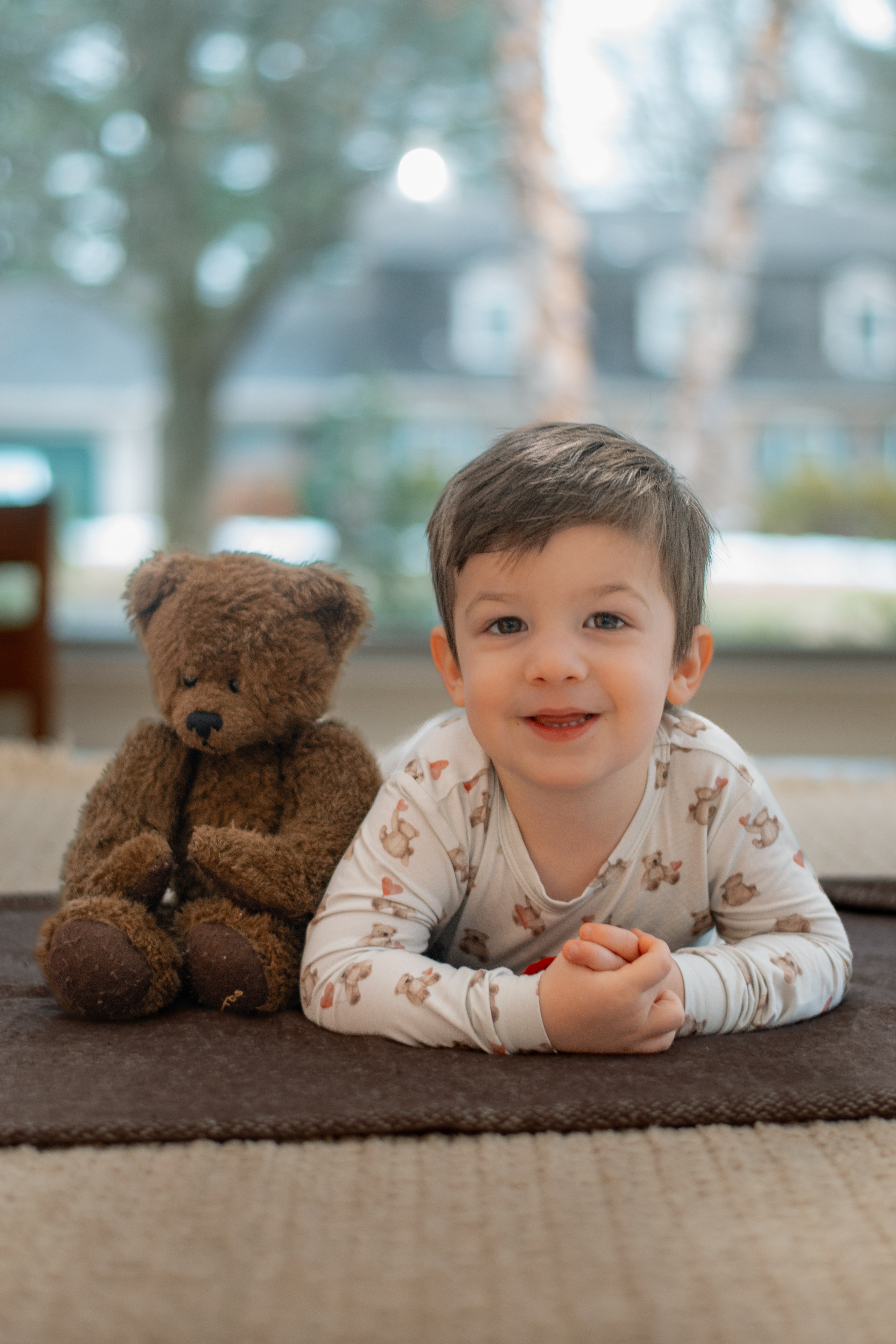 Teddy-gram 2pc Bamboo Pajama Set