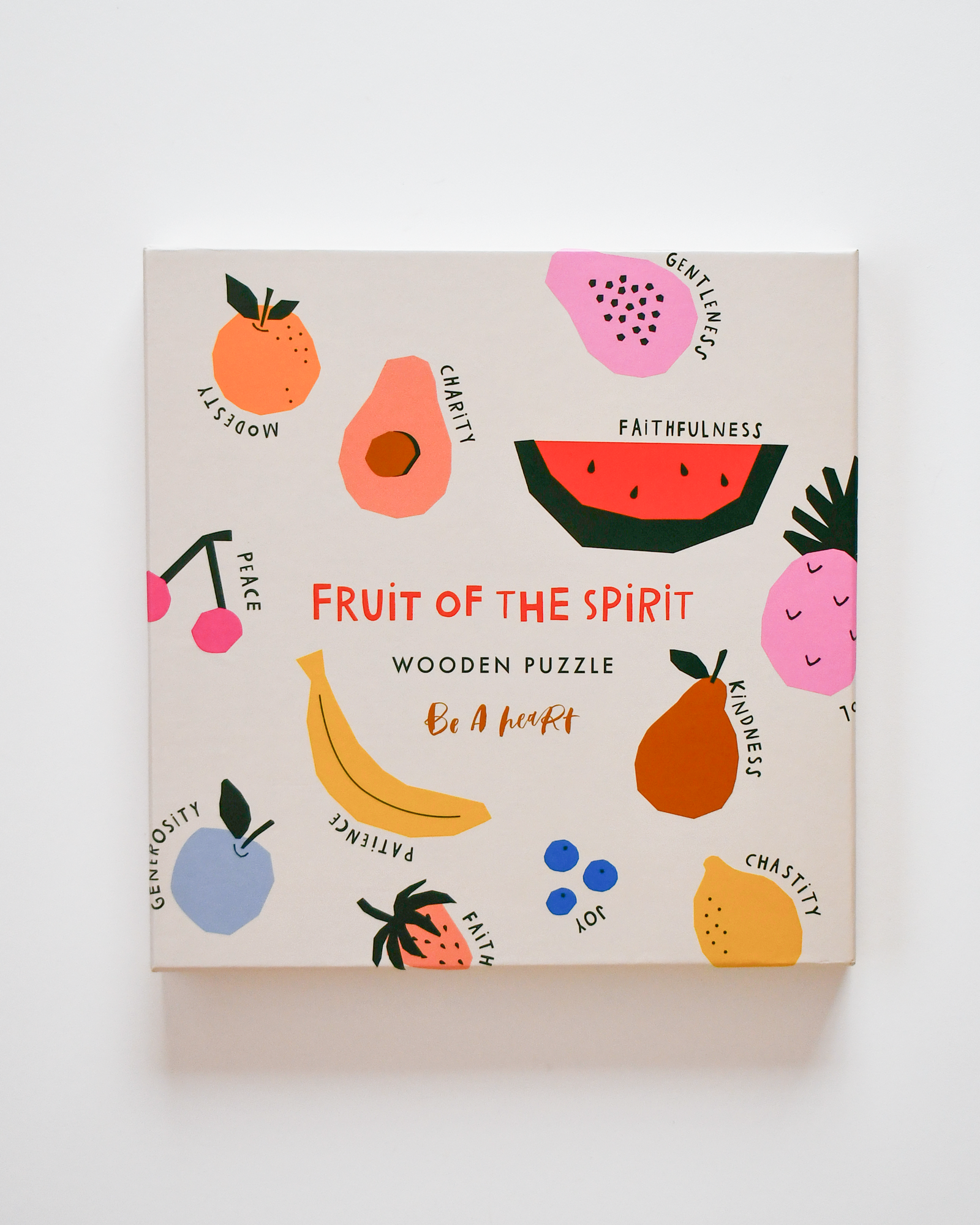 Catholic Fruit Of The Spirit Wooden Puzzle