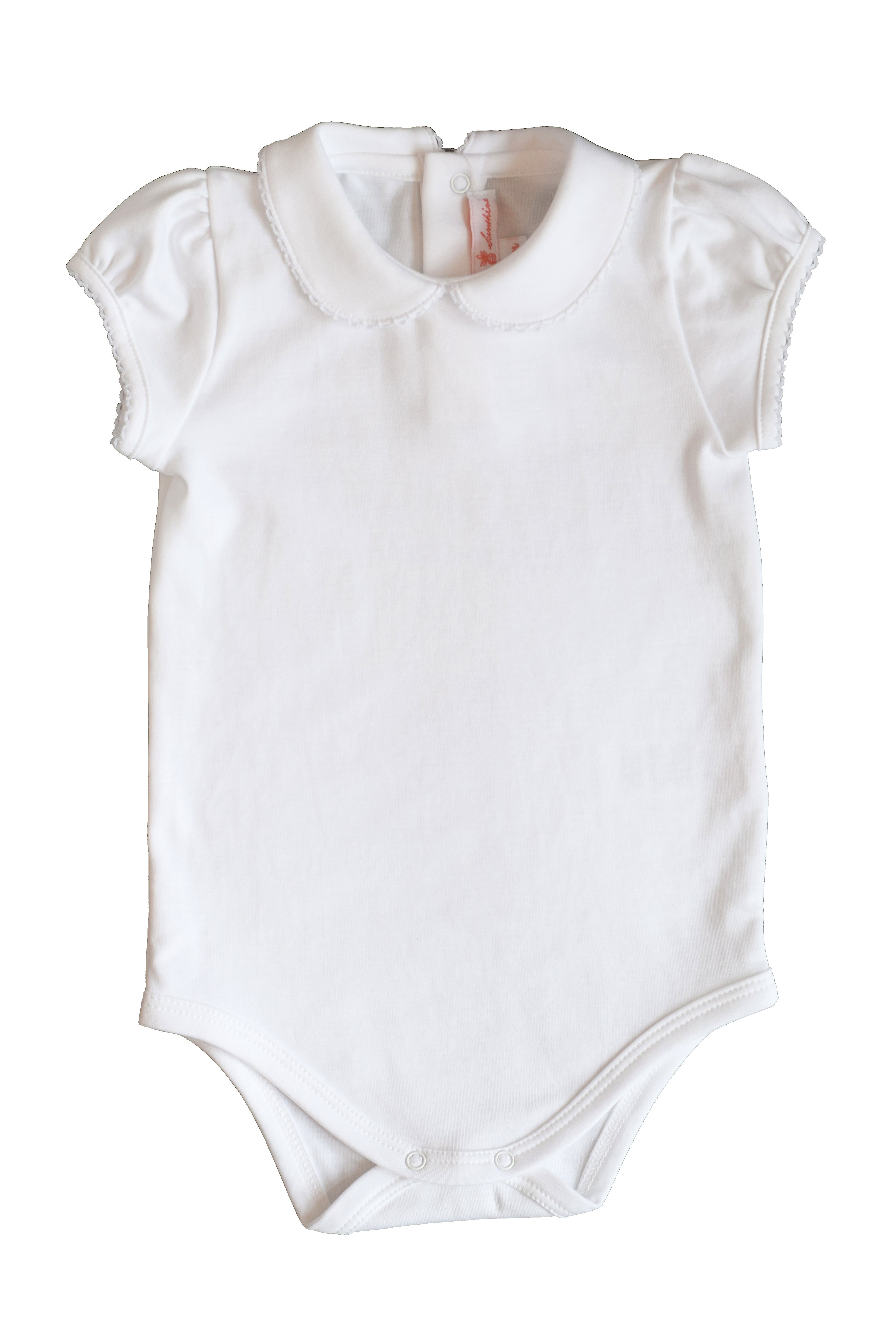 White Puff Sleeve Onesie