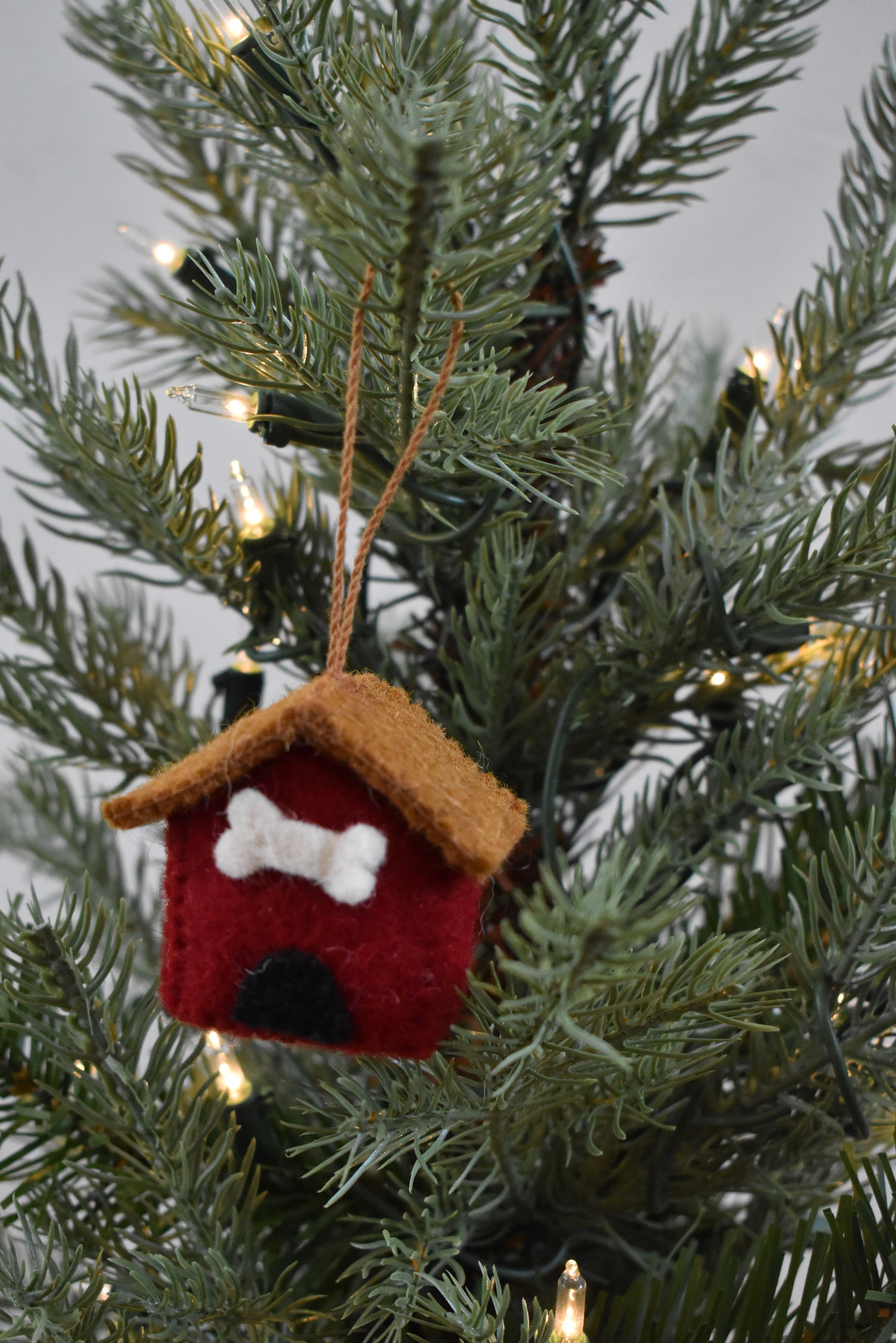 9 Piece -dog Themed Christmas Decoration Set For Table Top Trees - 9 Pieces