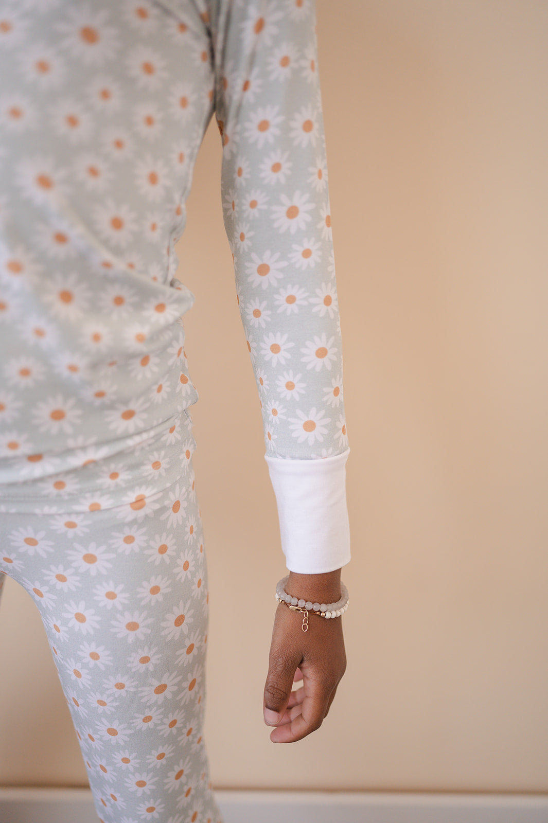 Two-piece Pajama Set - Blue Daisy