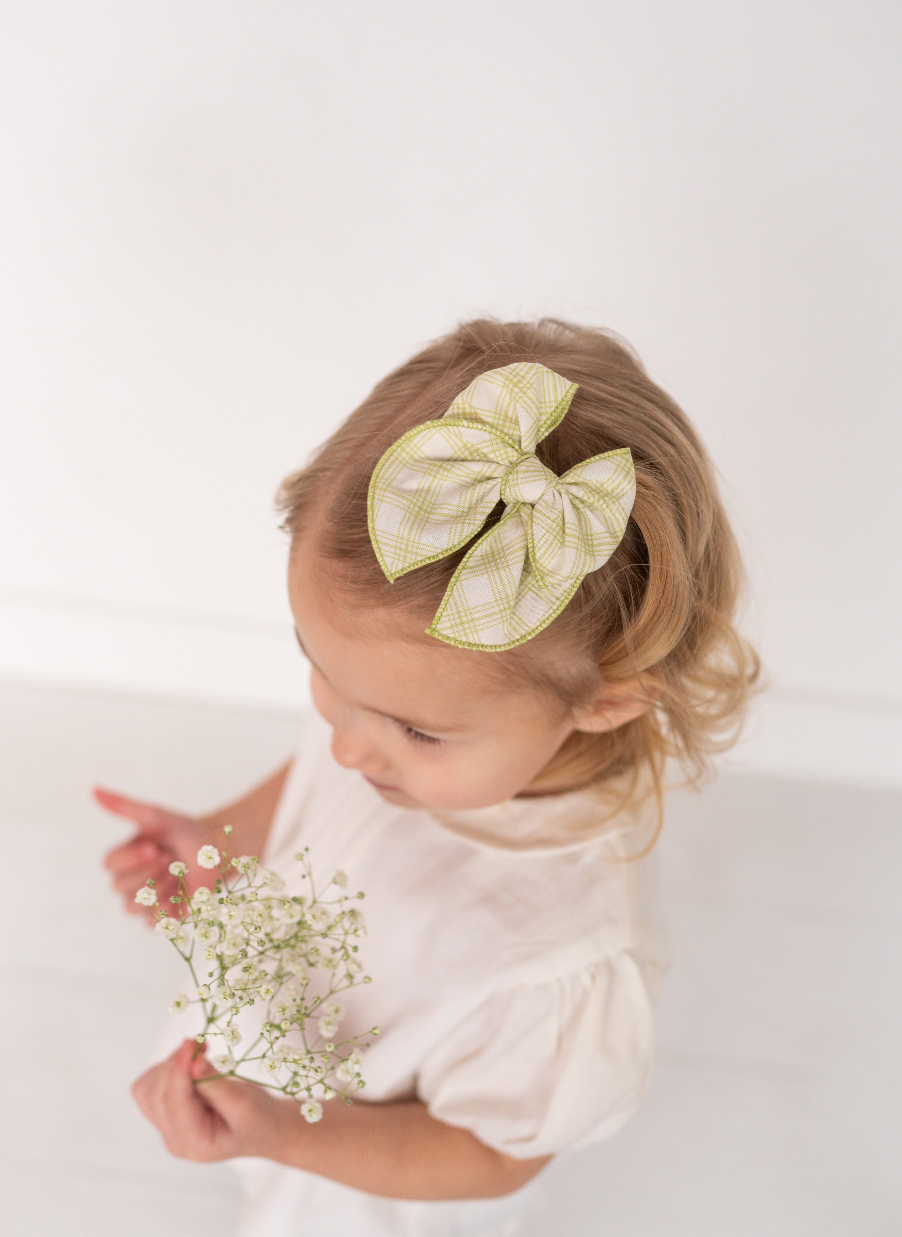 Clover | Pigtail Set - Hand-tied Bow