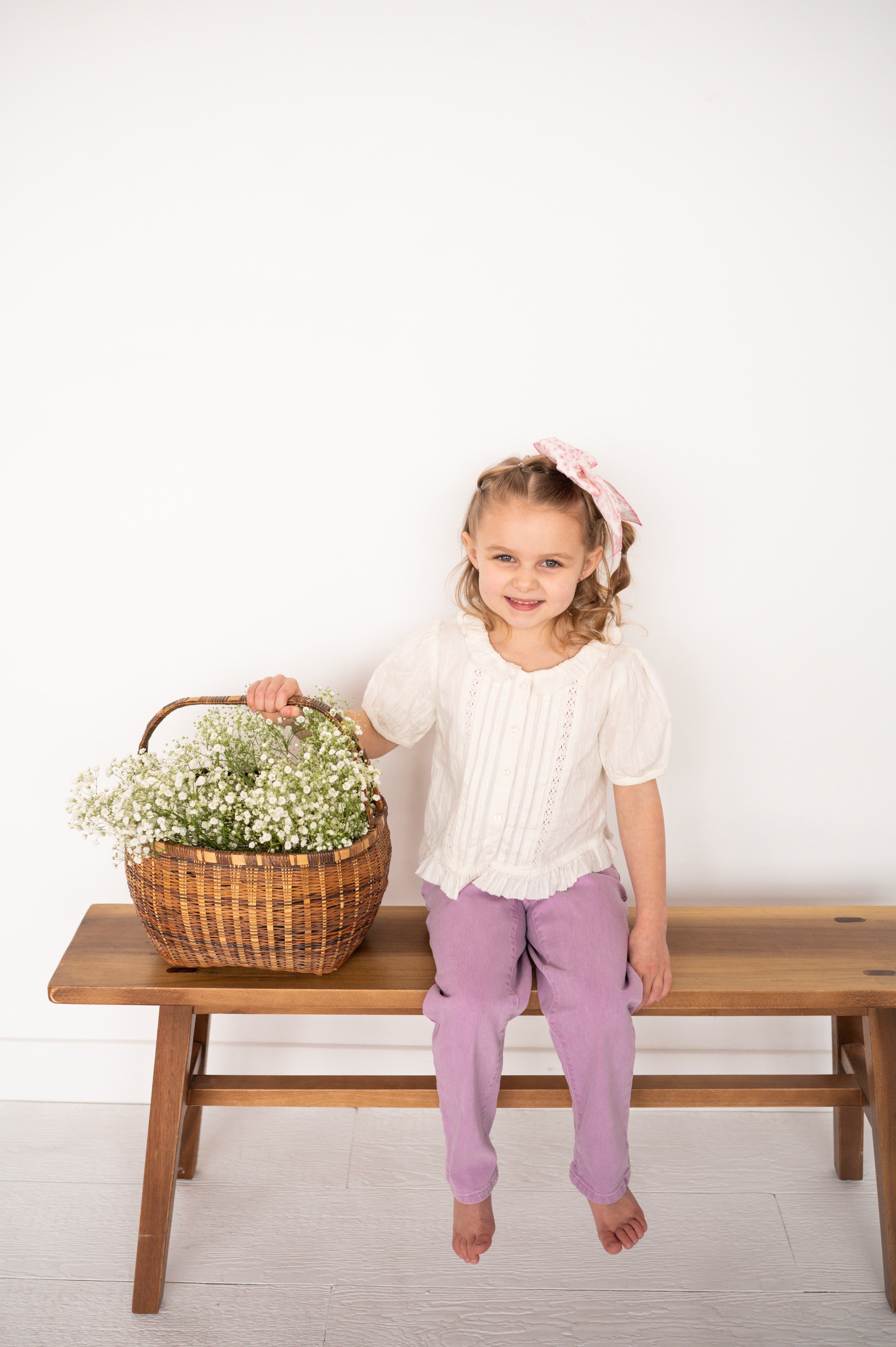 Pink Daisy | Party Bow