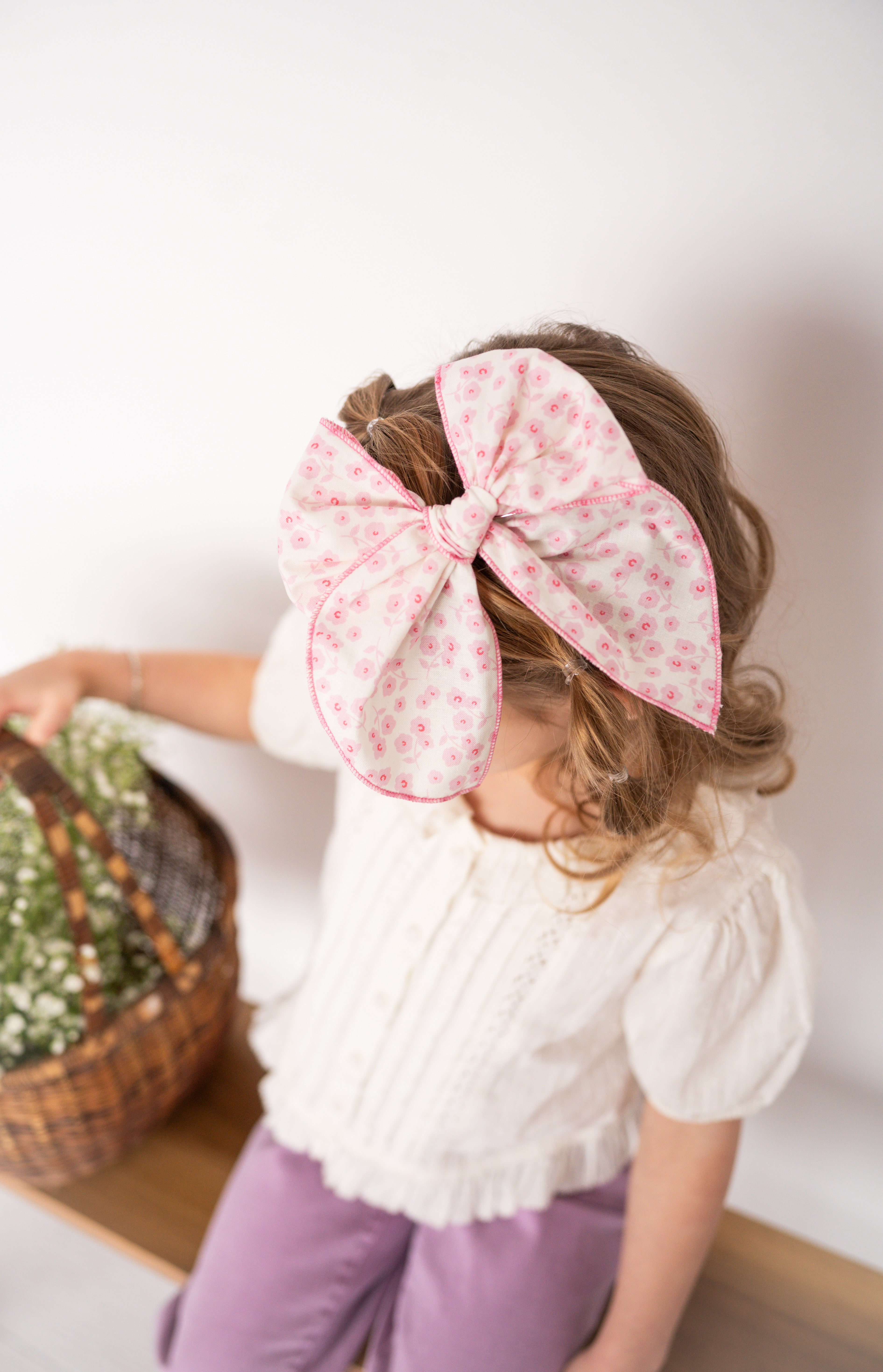 Pink Daisy | Party Bow