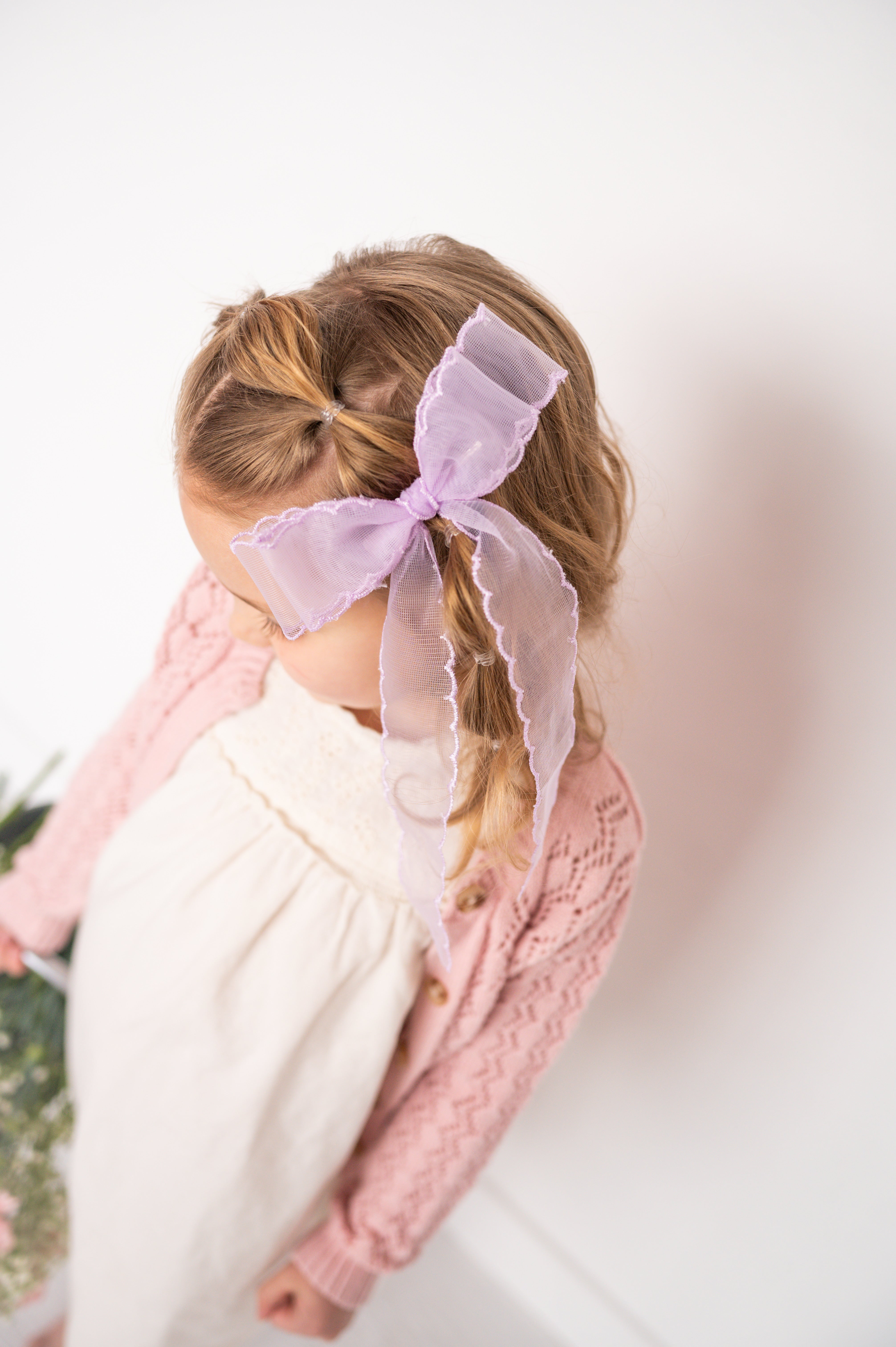 Lavender Mist | Statement Ribbon Bow