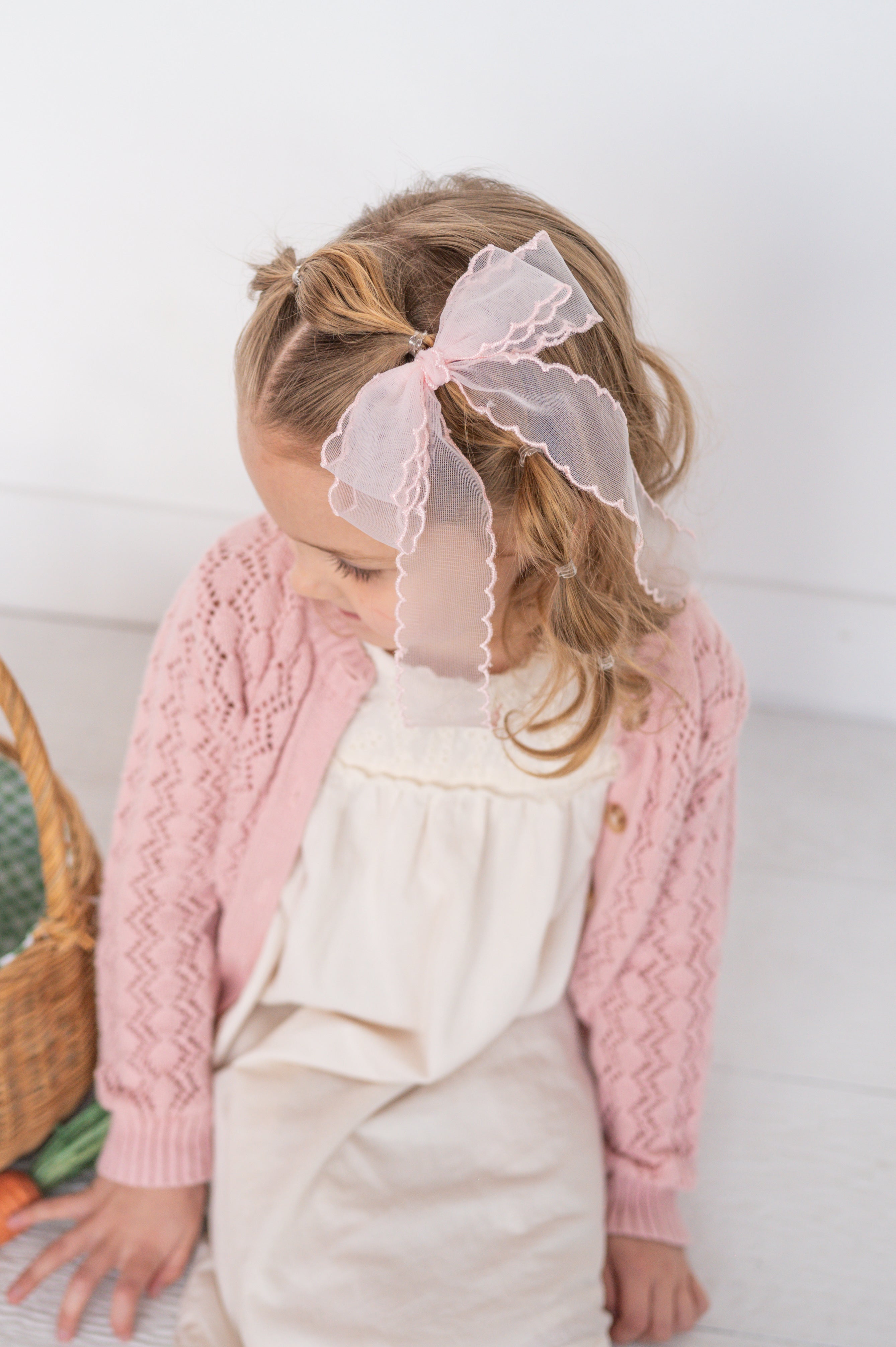 Pink Mist | Statement Ribbon Bow