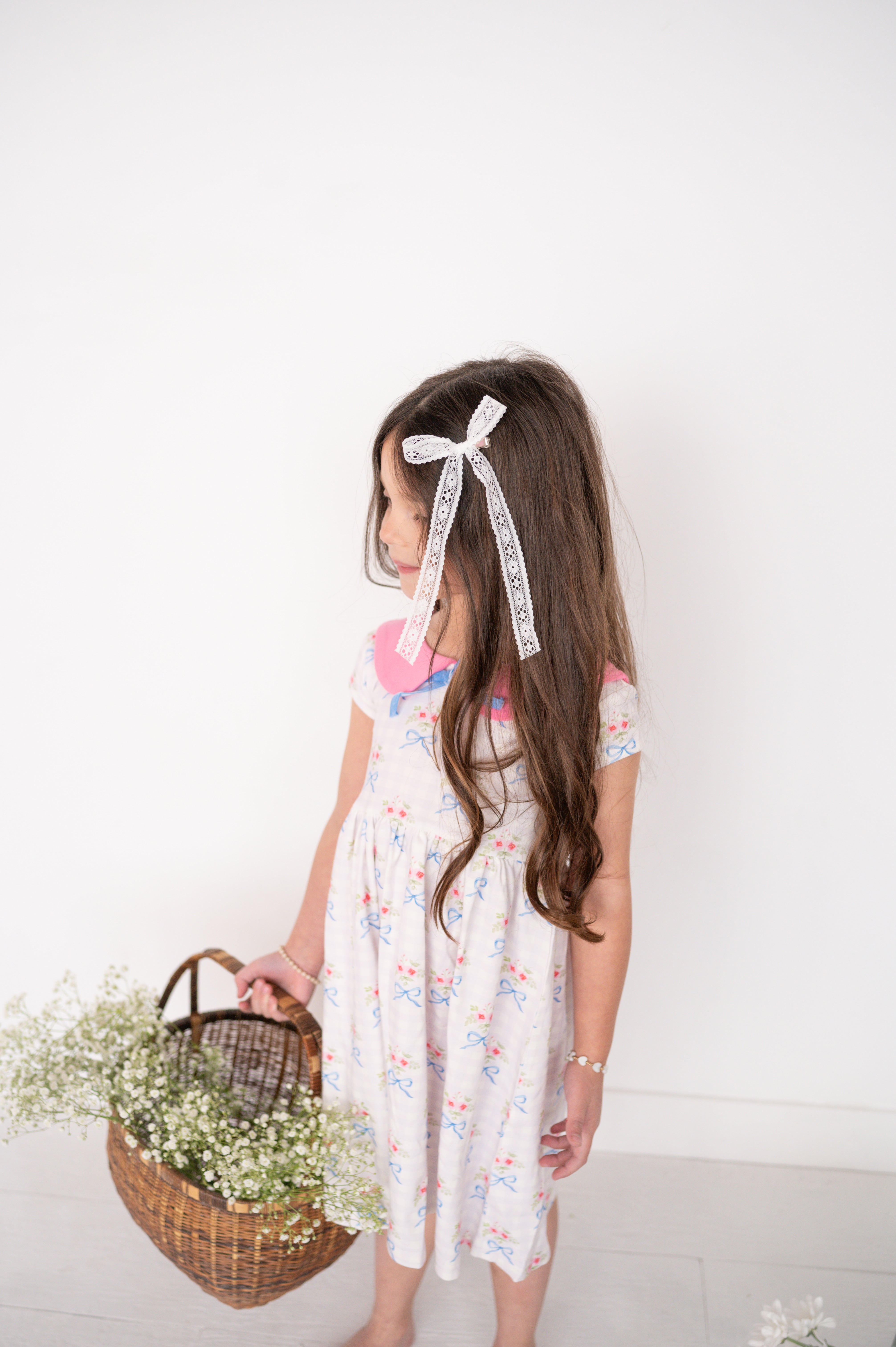 White Lace | Statement Ribbon Bow