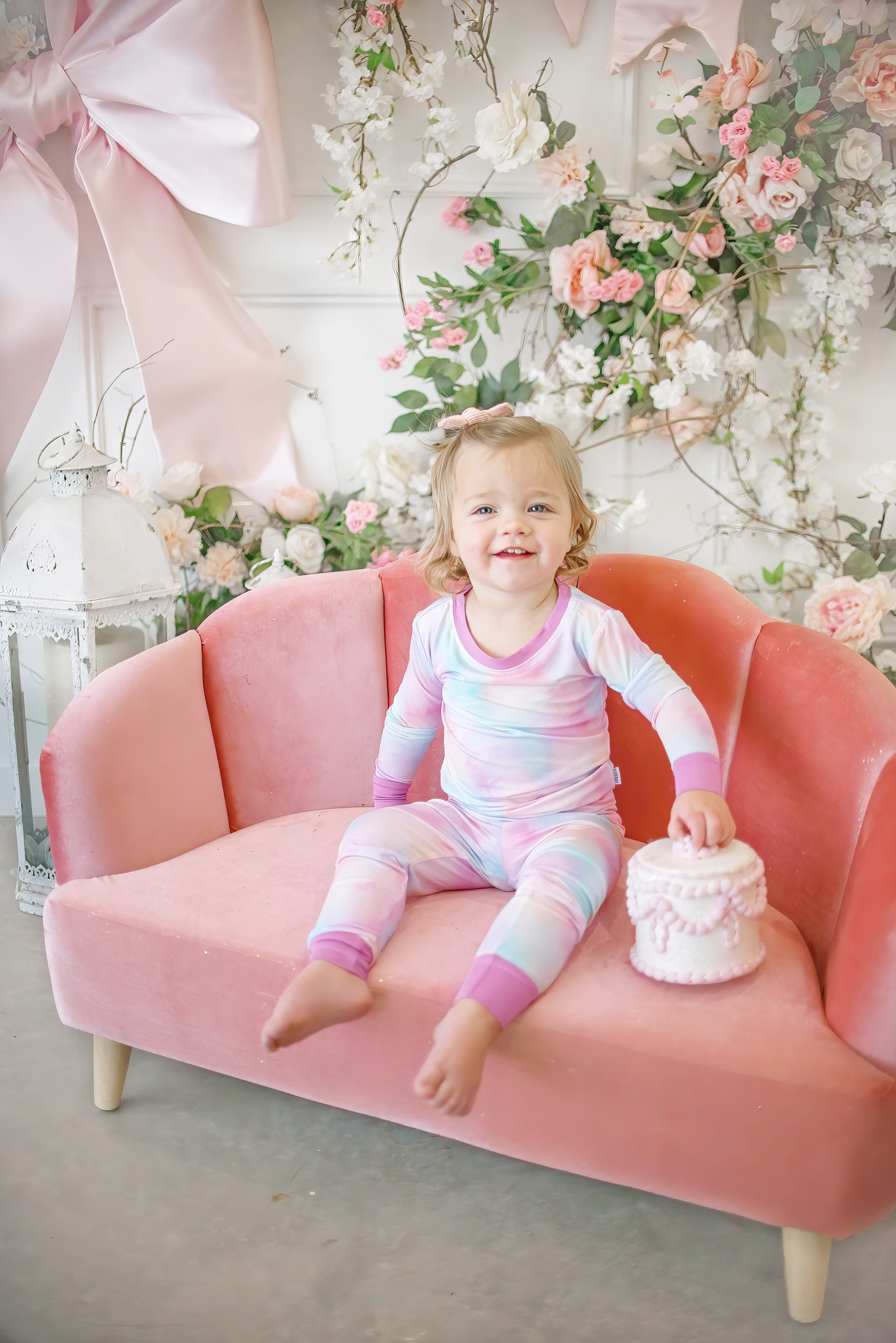 Cotton Candy Tie Dye | Two-piece Pajama Set