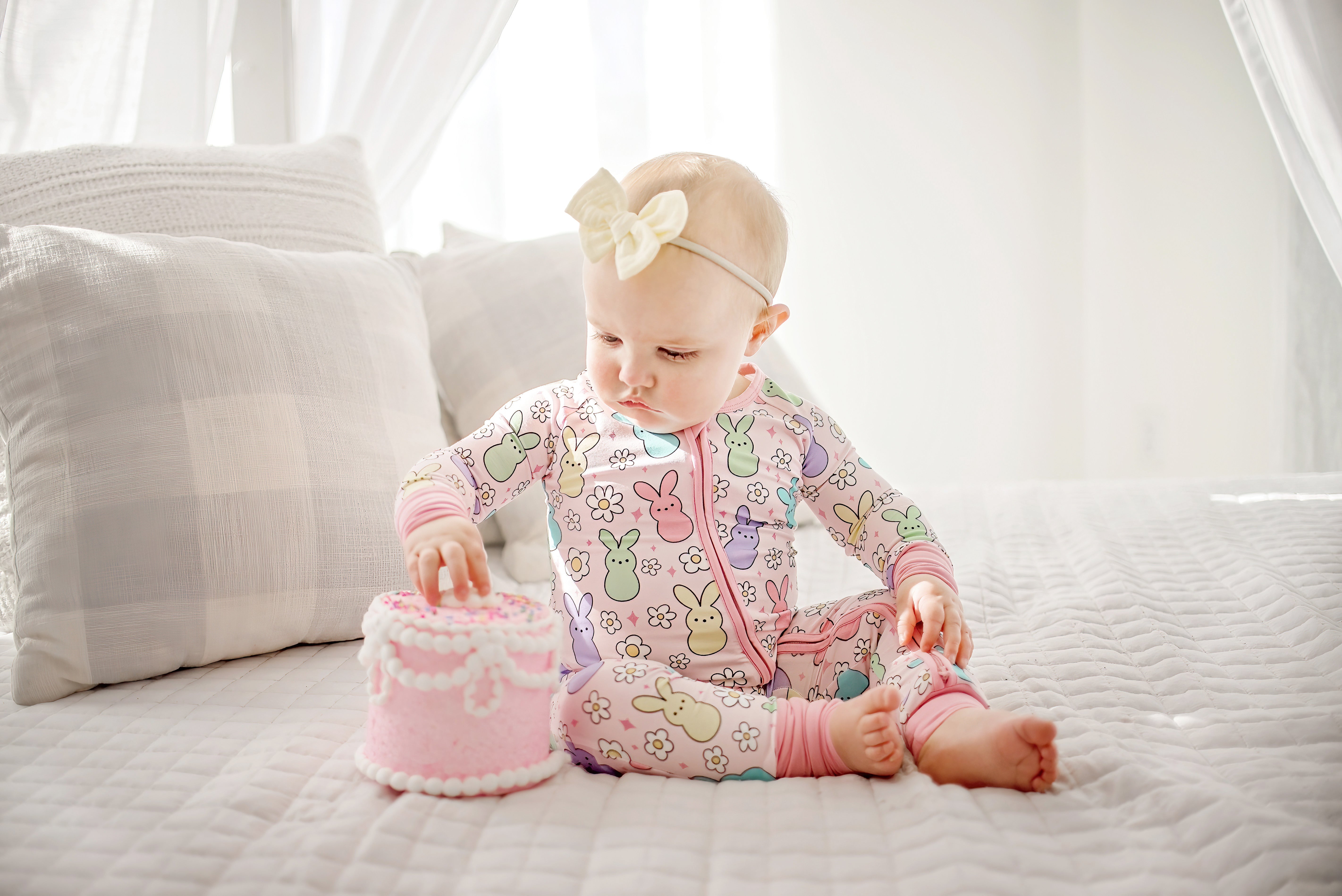 Easter Peeps | Bamboo Convertible Zippy Romper