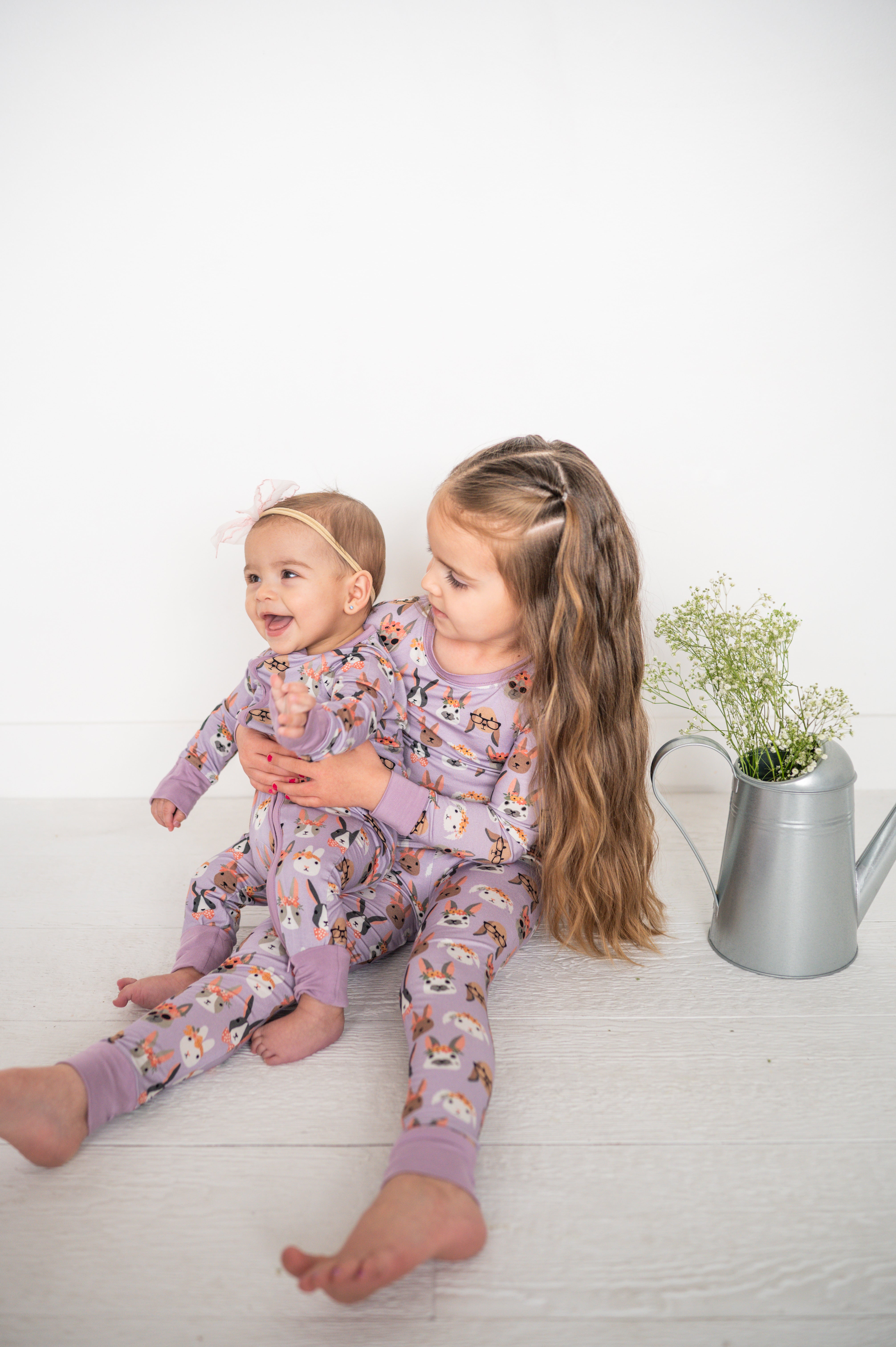 Midsummer Bunnies (long Sleeve Pj)