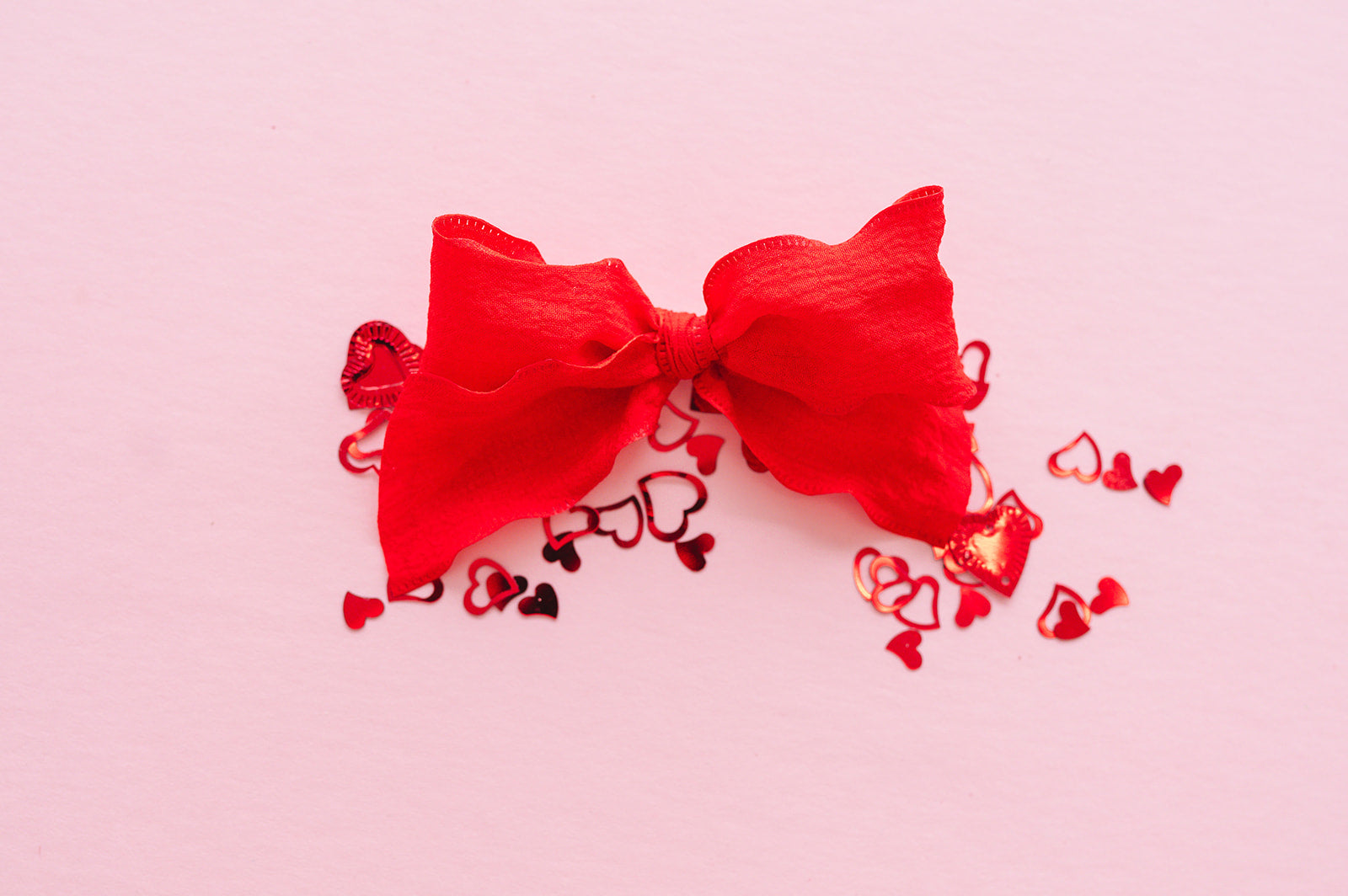 Rose | Pigtail Set - Ribbon Bow