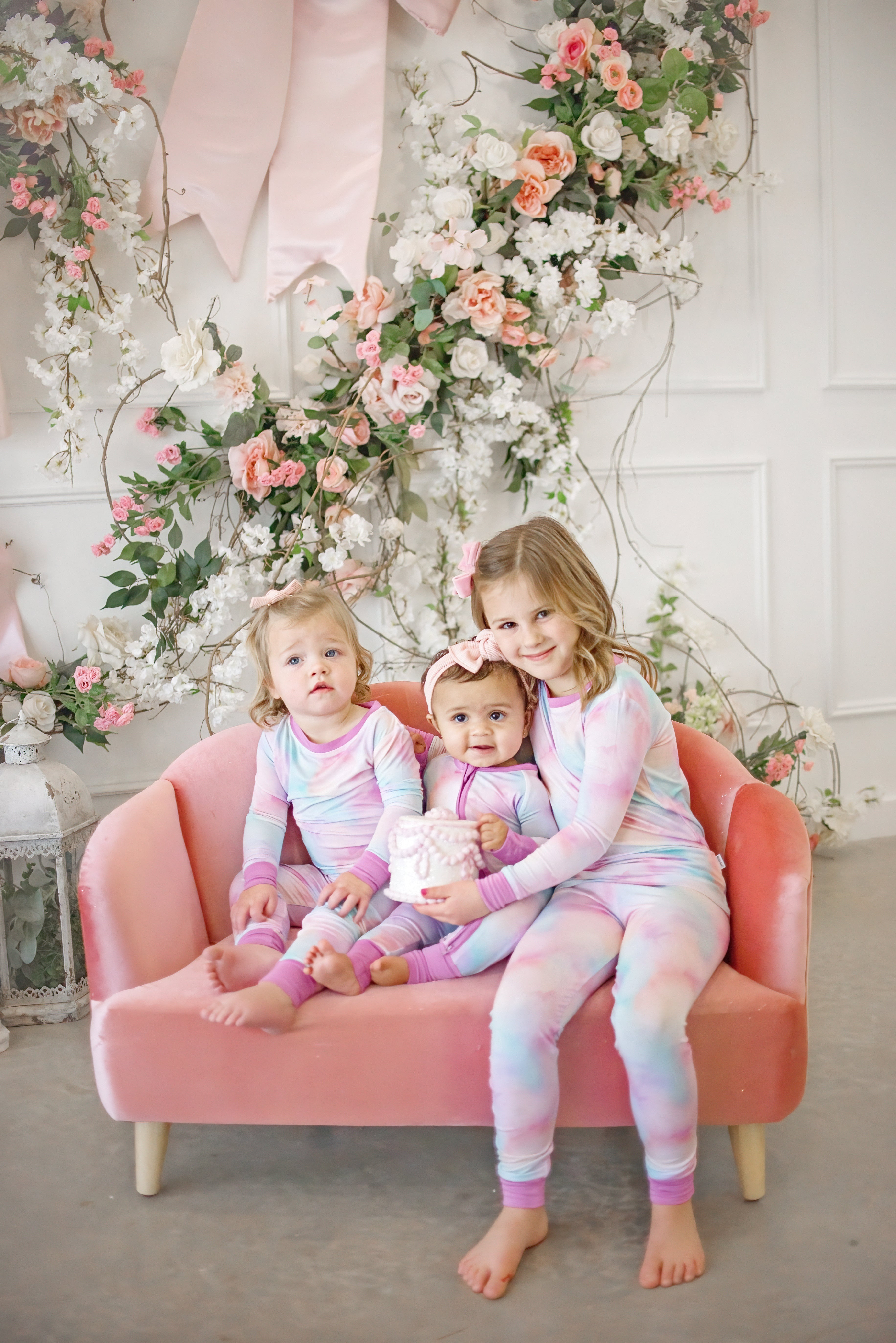 Cotton Candy Tie Dye | Two-piece Pajama Set