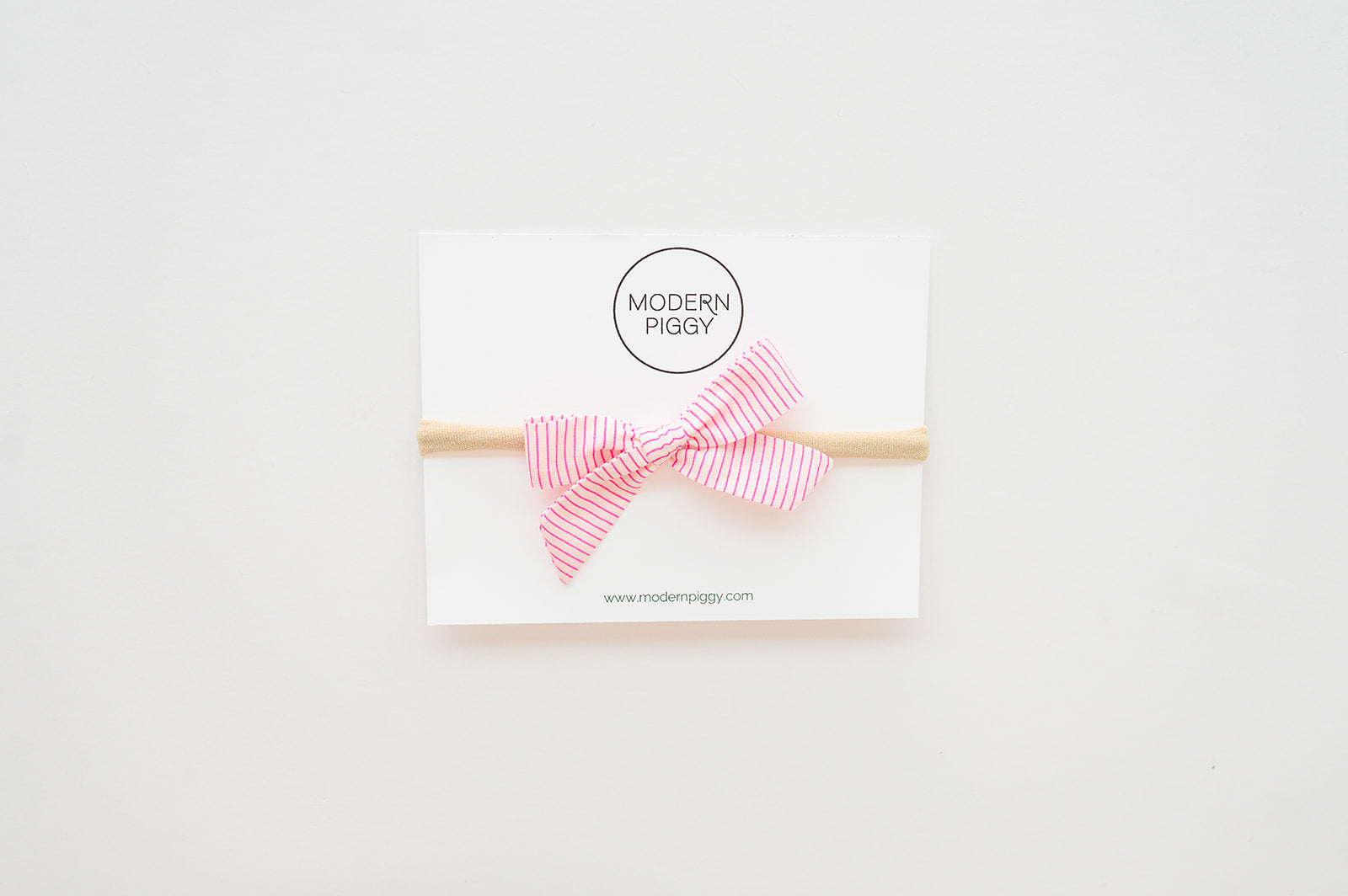 Candy Stripe | Mini Piggy Bow