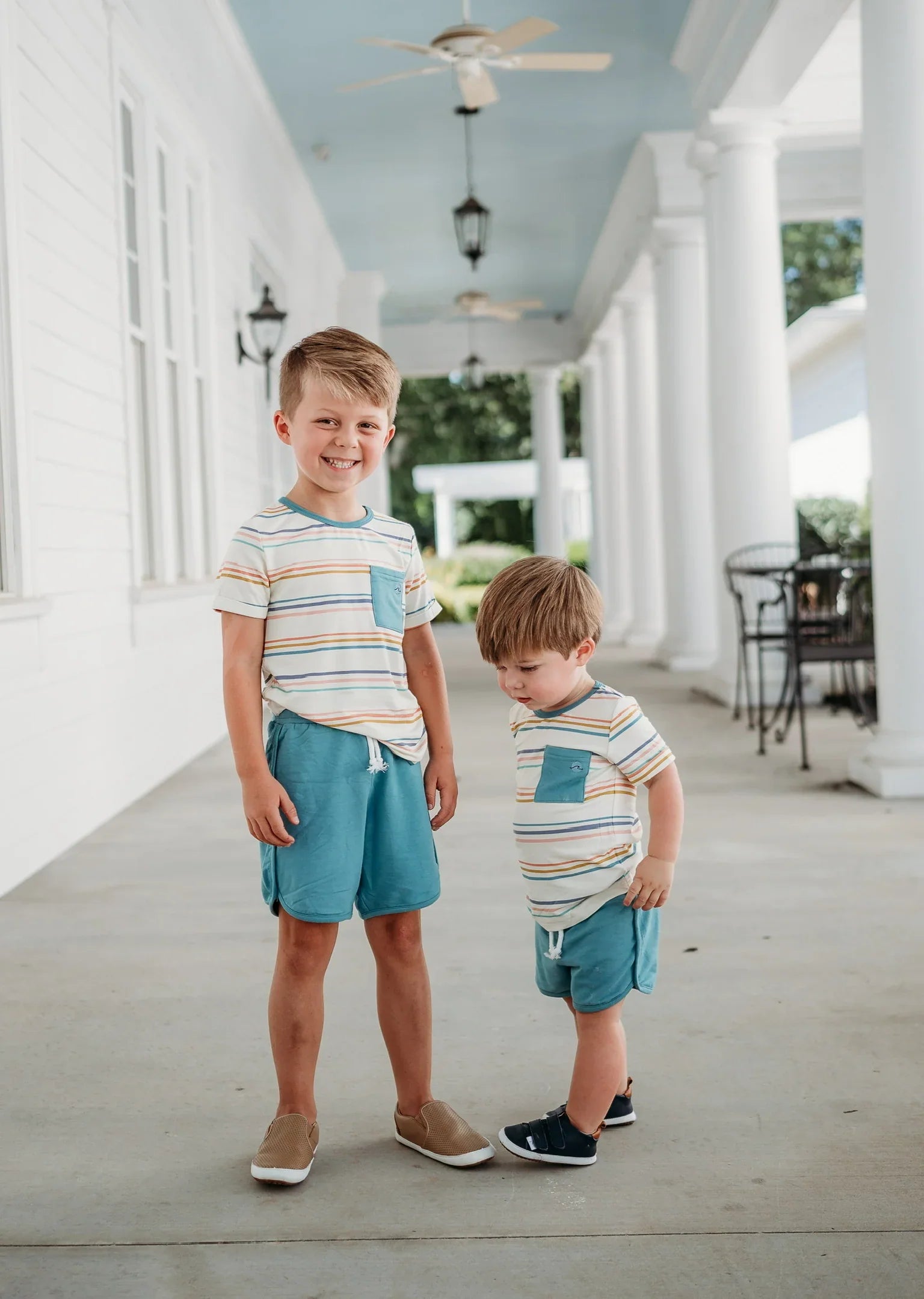 Kid's Coastal Stripe Set