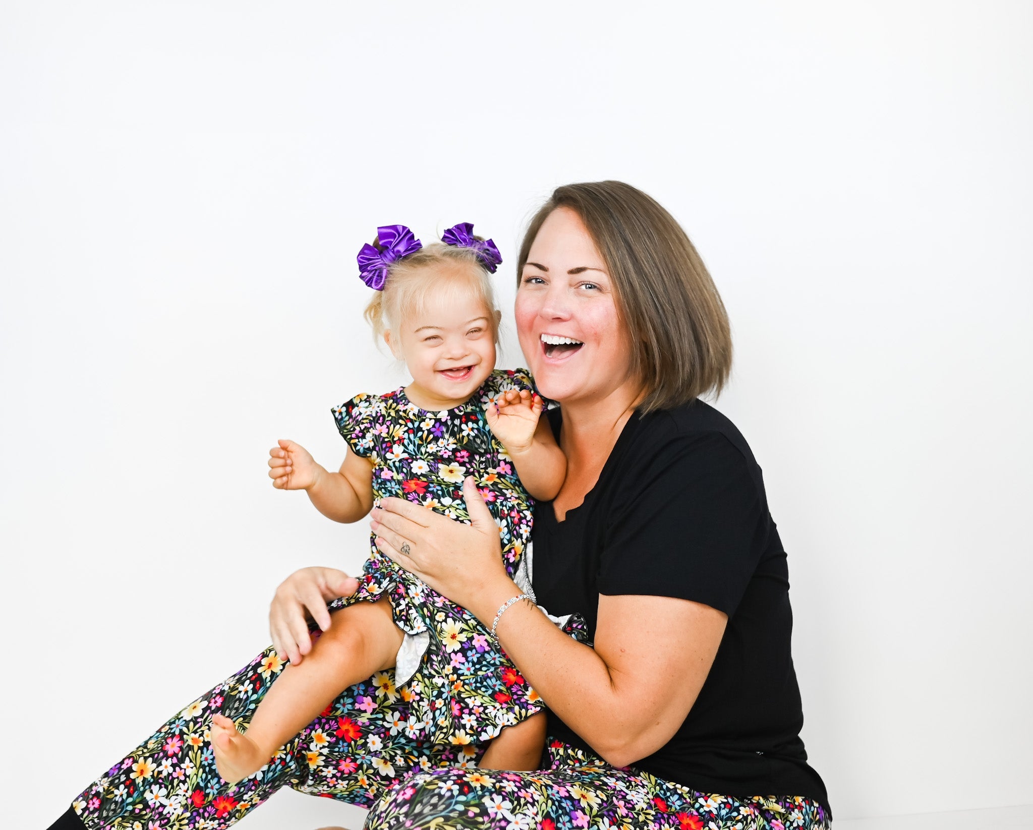 Brilliant Blooms Adult Joggers