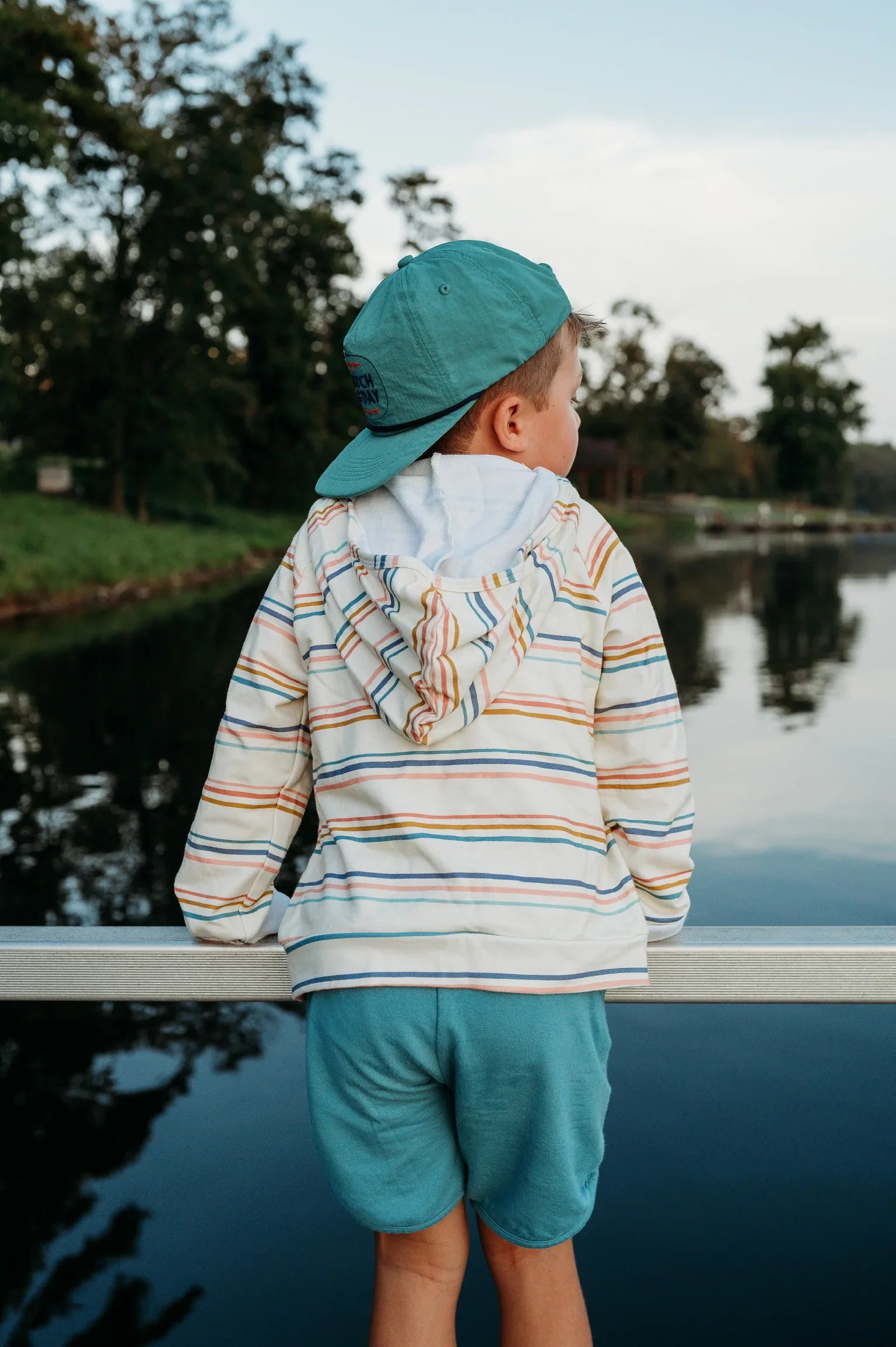 Coastal Stripe Hoodie