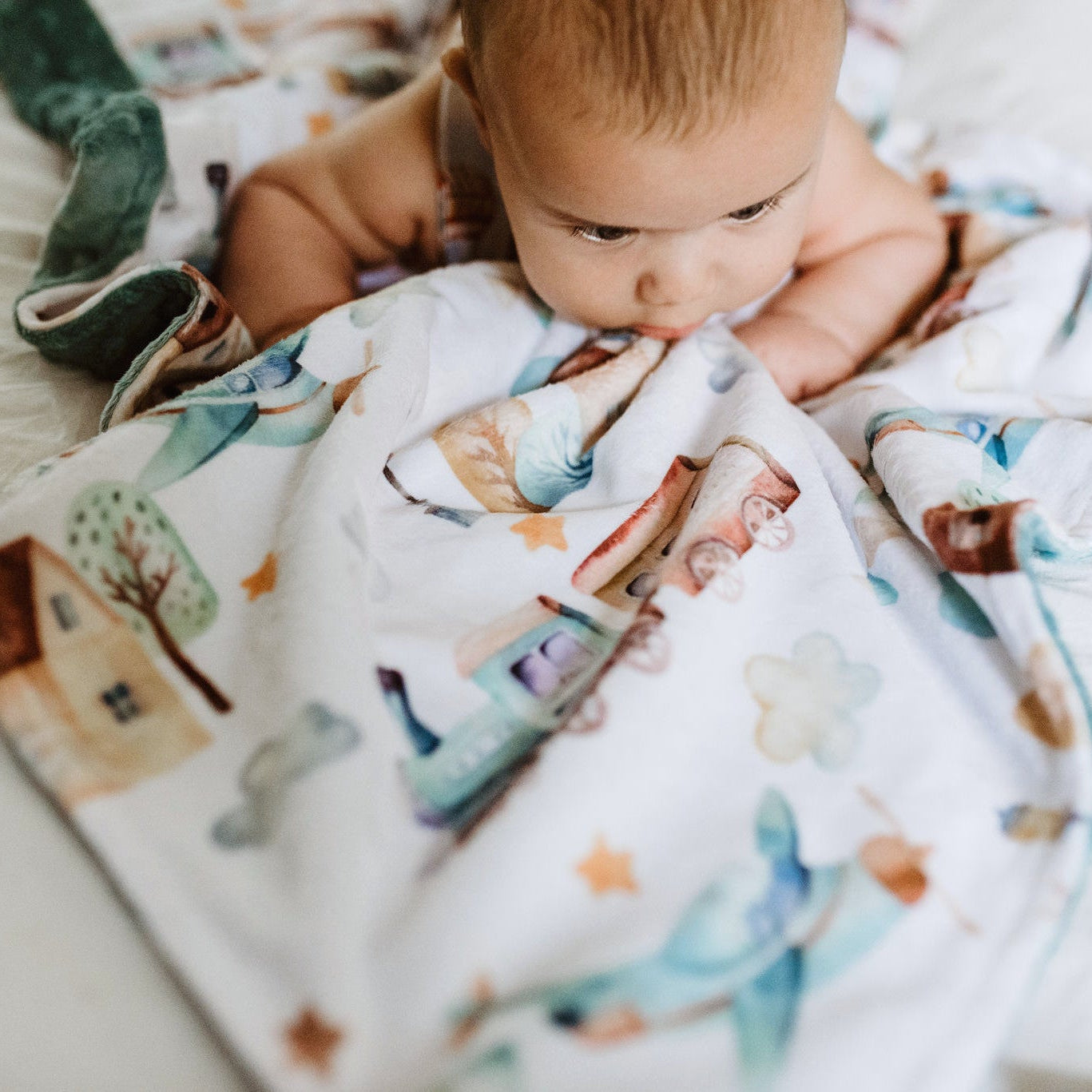 Planes, Trains, Automobiles Minky Baby Blanket