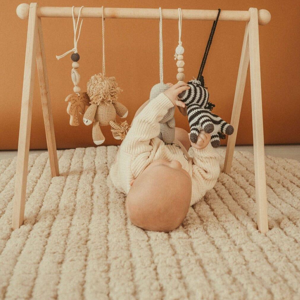 Handmade Crochet Toys For Baby Gym | Safari