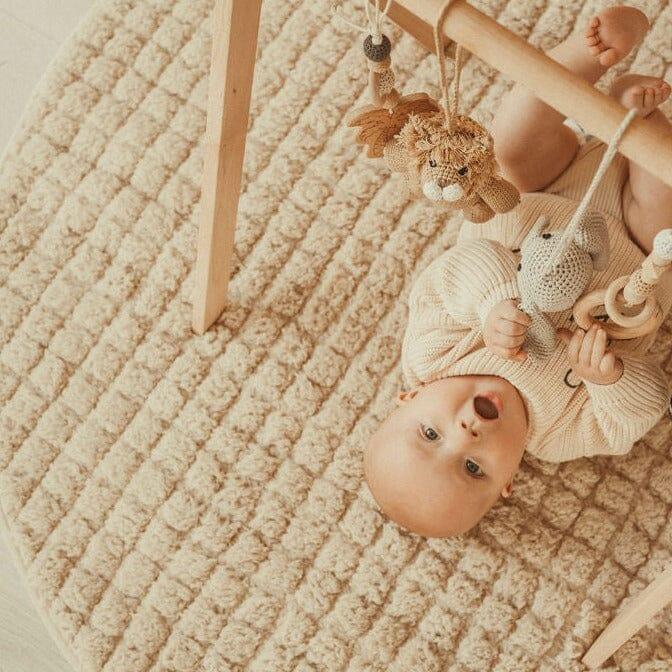 Handmade Crochet Toys For Baby Gym | Safari