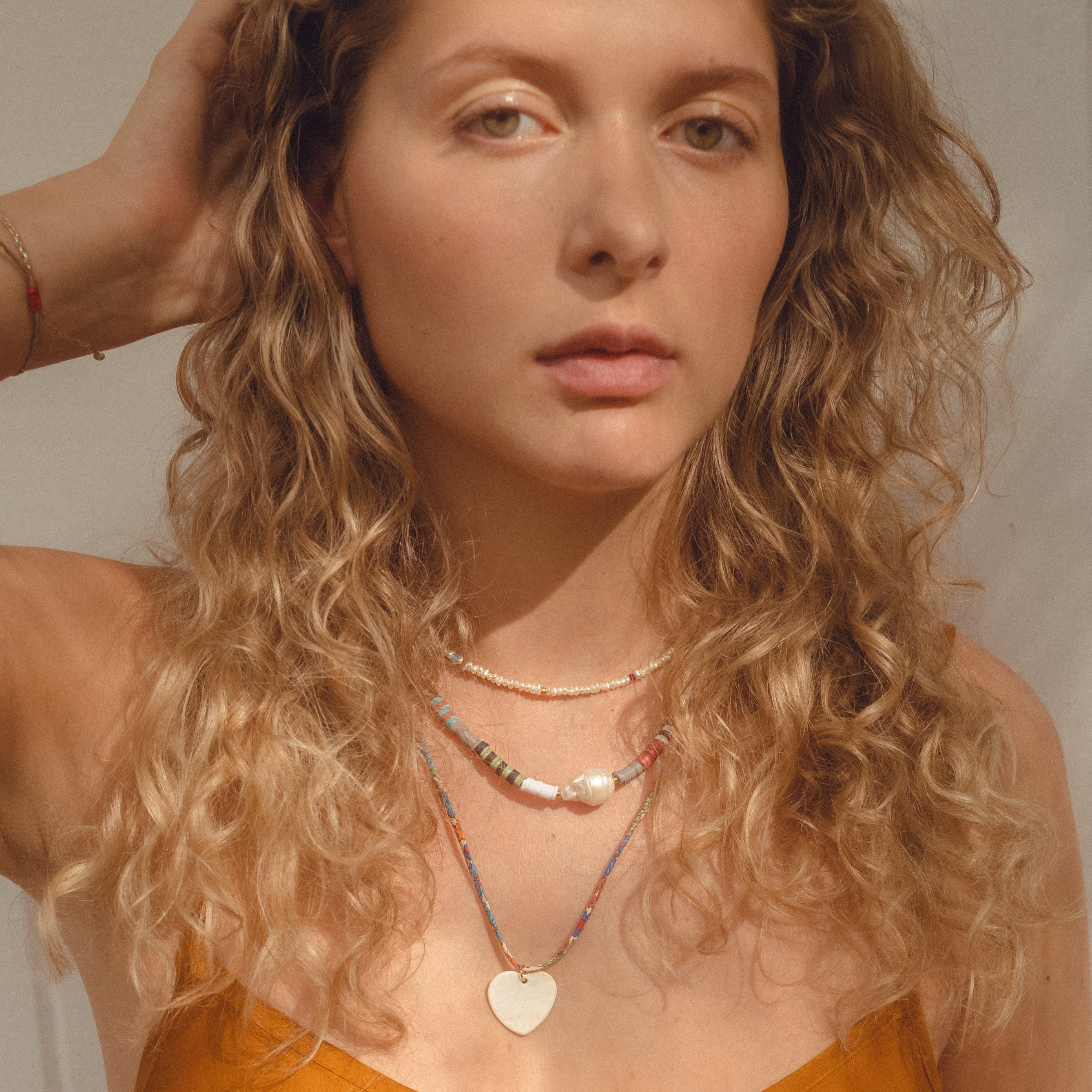 Le Catch X Oiya: Liberty Heart Charm Necklace