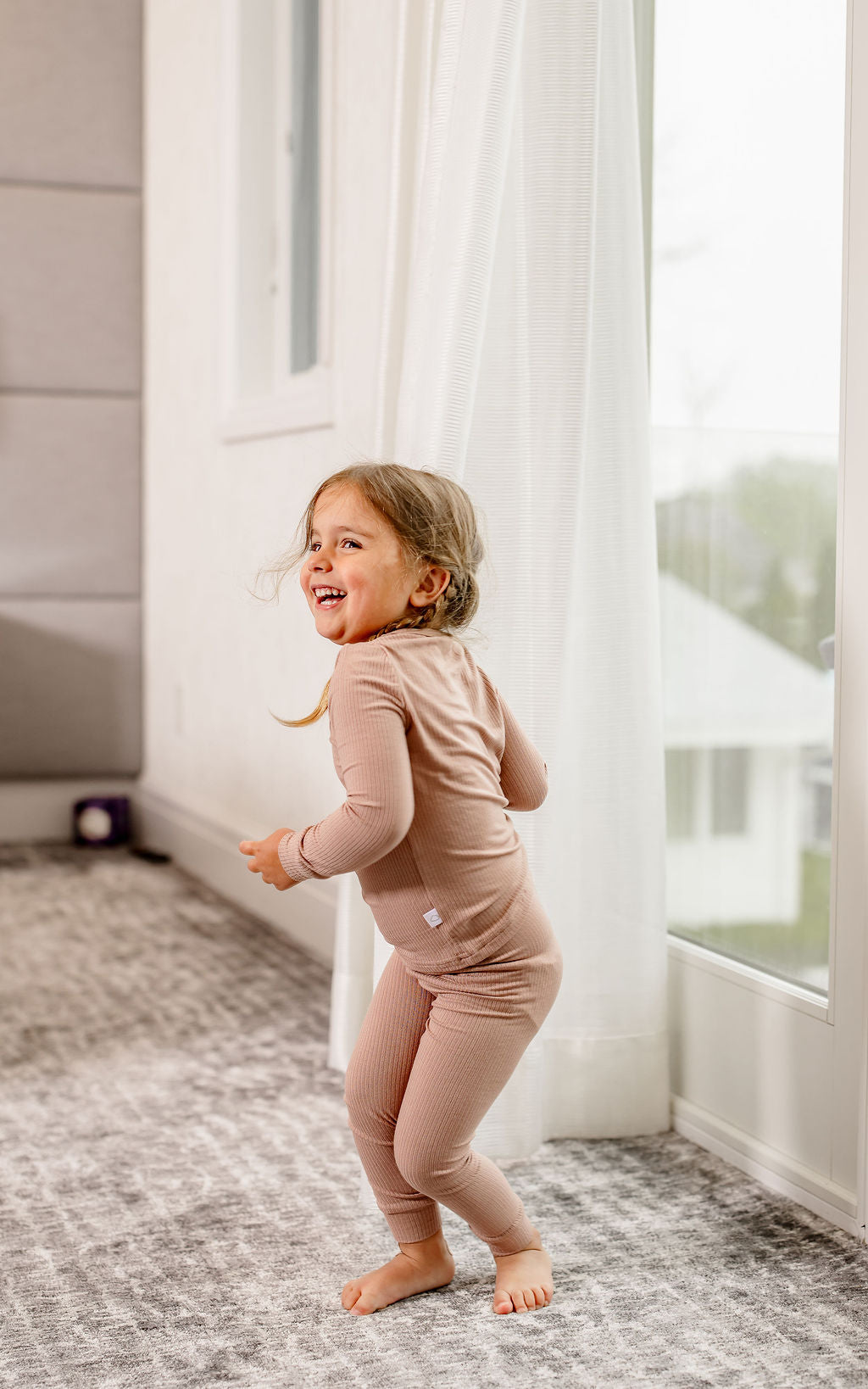 Henley Pj- Dusty Pink