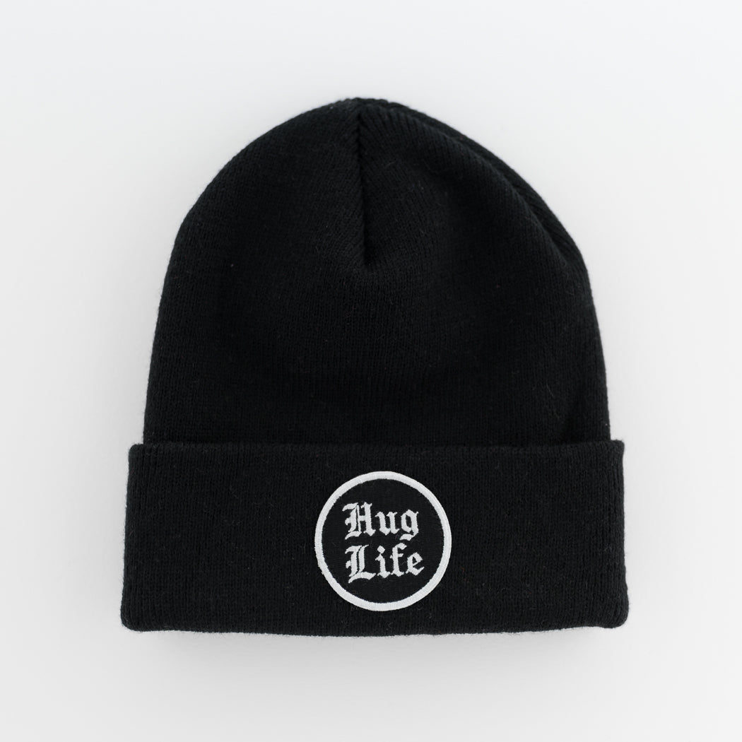 Hug Life | Black - Adult Beanie
