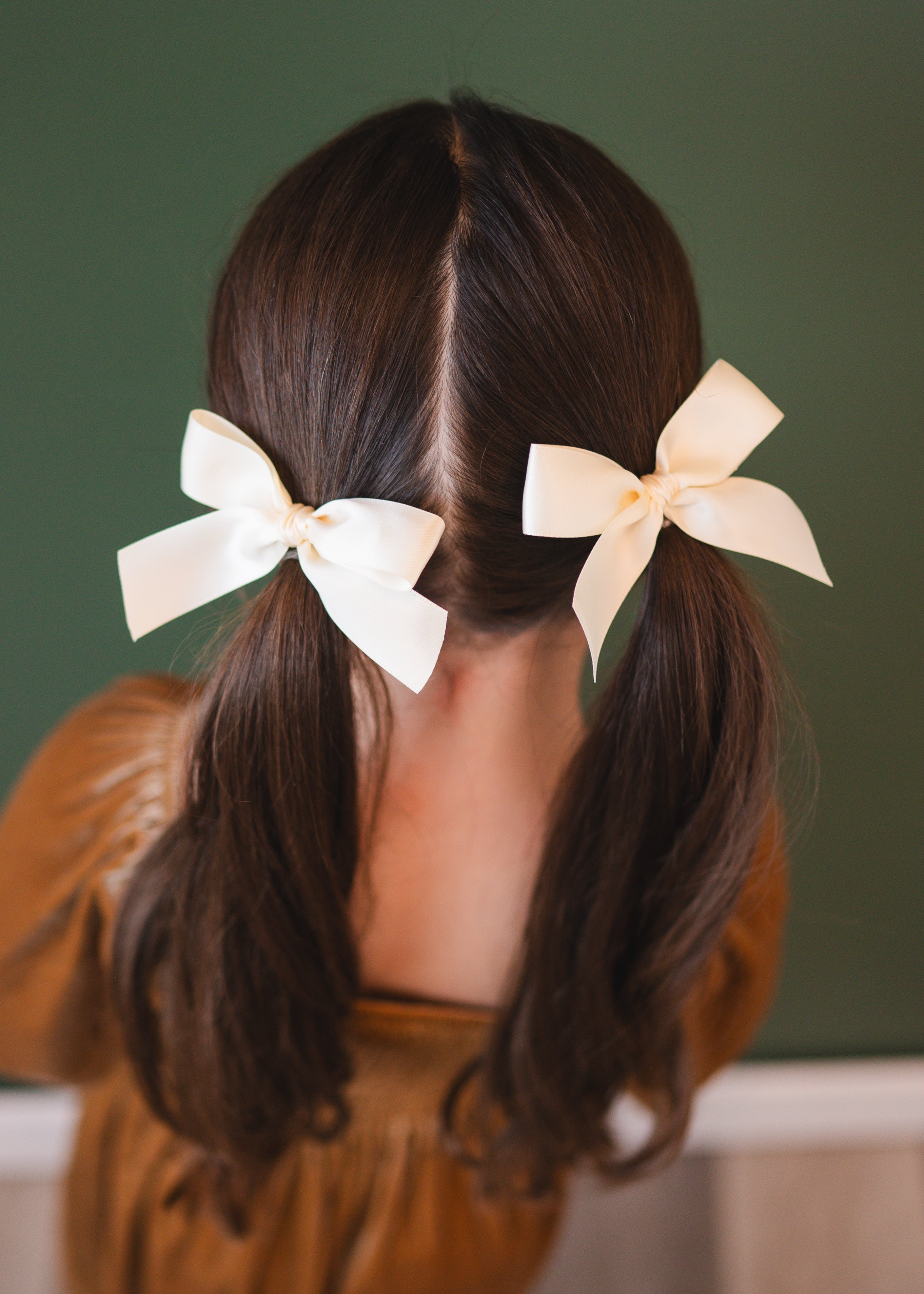 Eggnog | Pigtail Set - Ribbon Bow