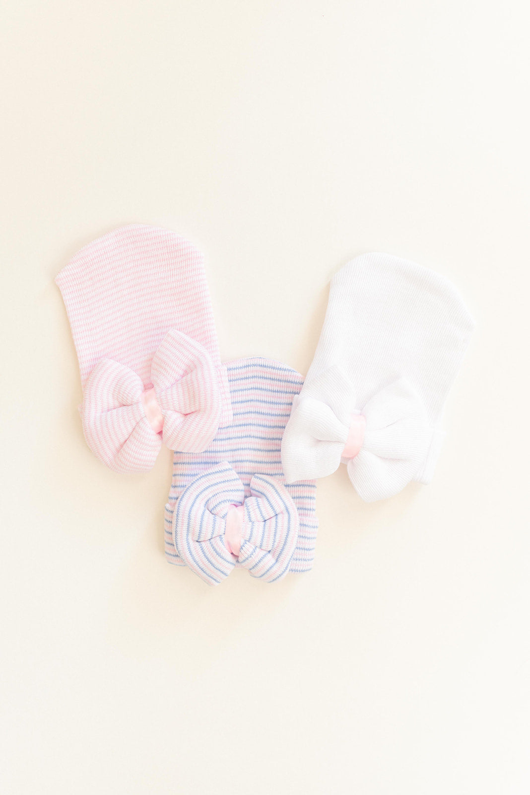Newborn Baby Girl Hat With Bow