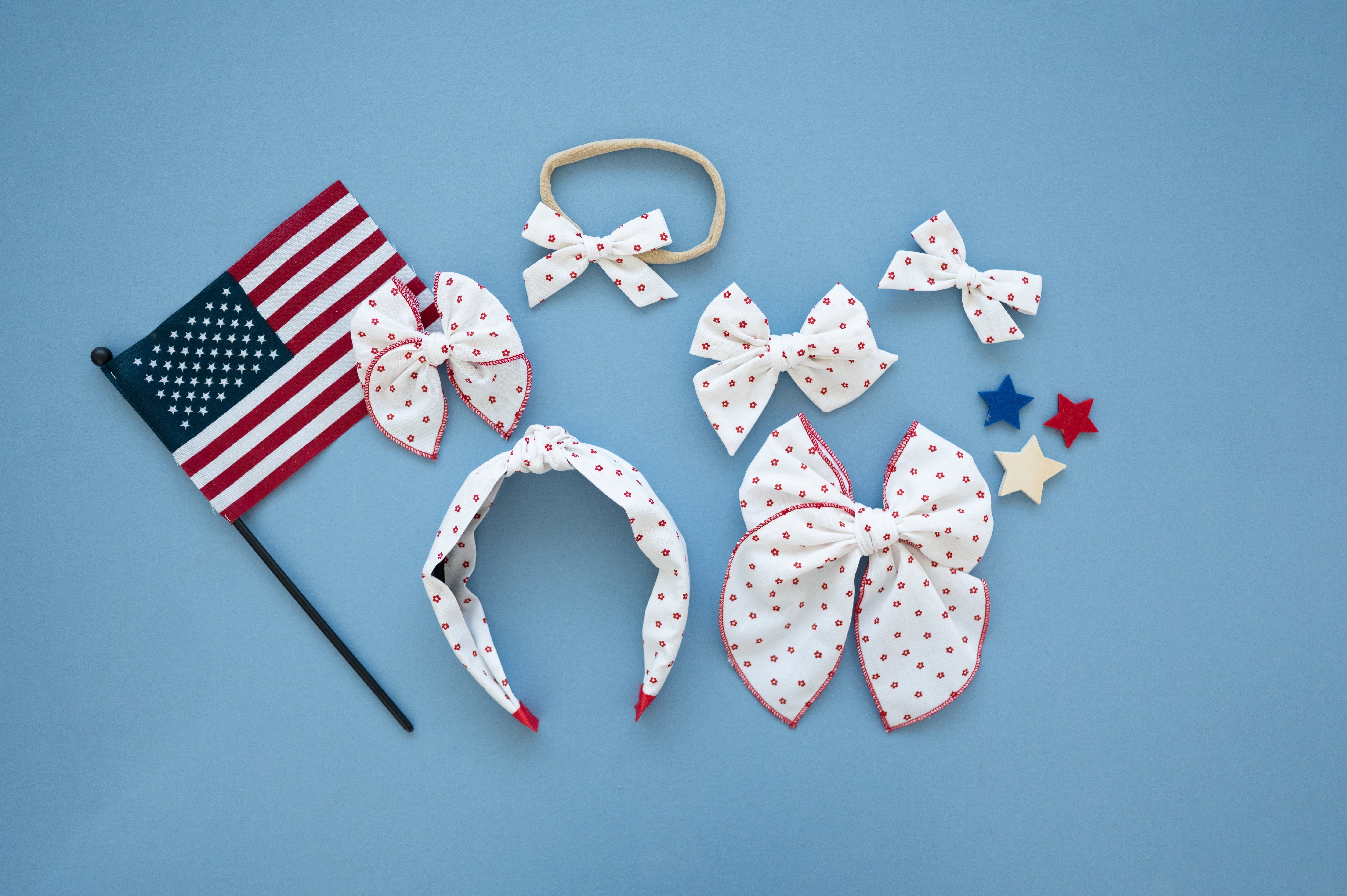 Indy Bloom- Red | Petite Party Bow