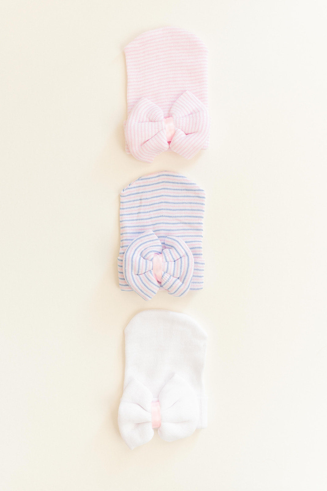 Newborn Baby Girl Hat With Bow