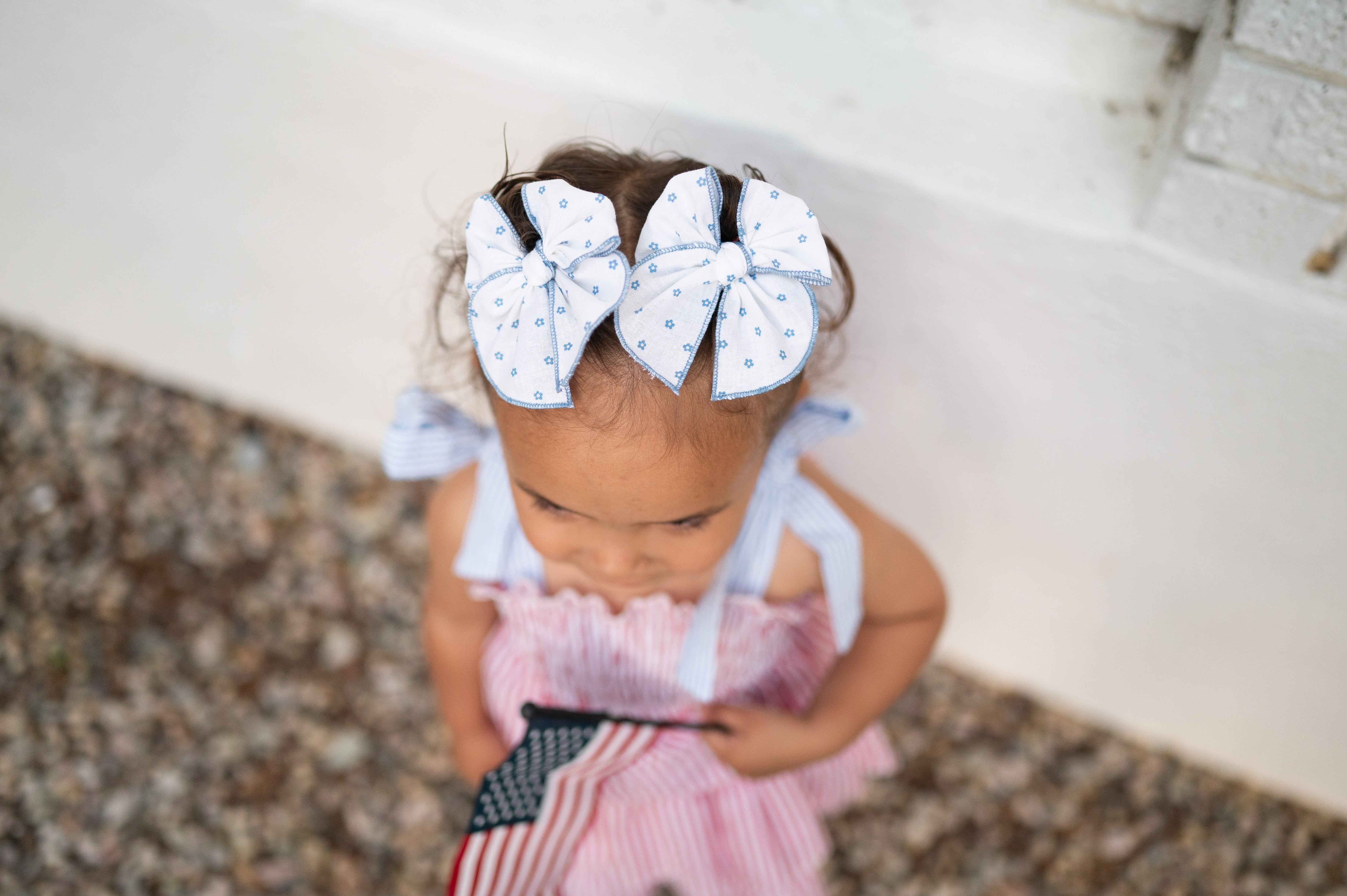 Indy Bloom- Blue | Petite Party Bow