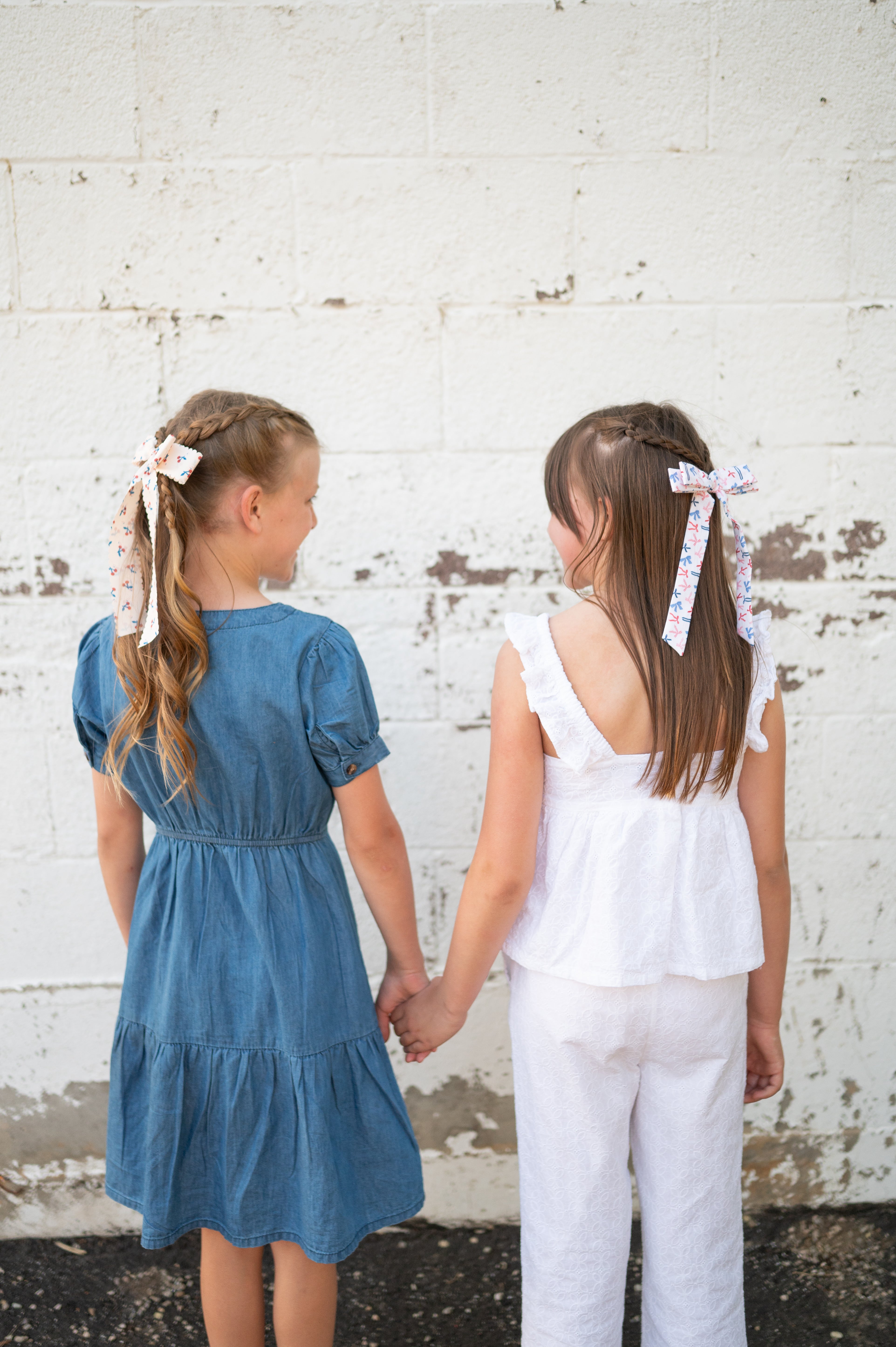 Red White And Bow | Schoolgirl Bow