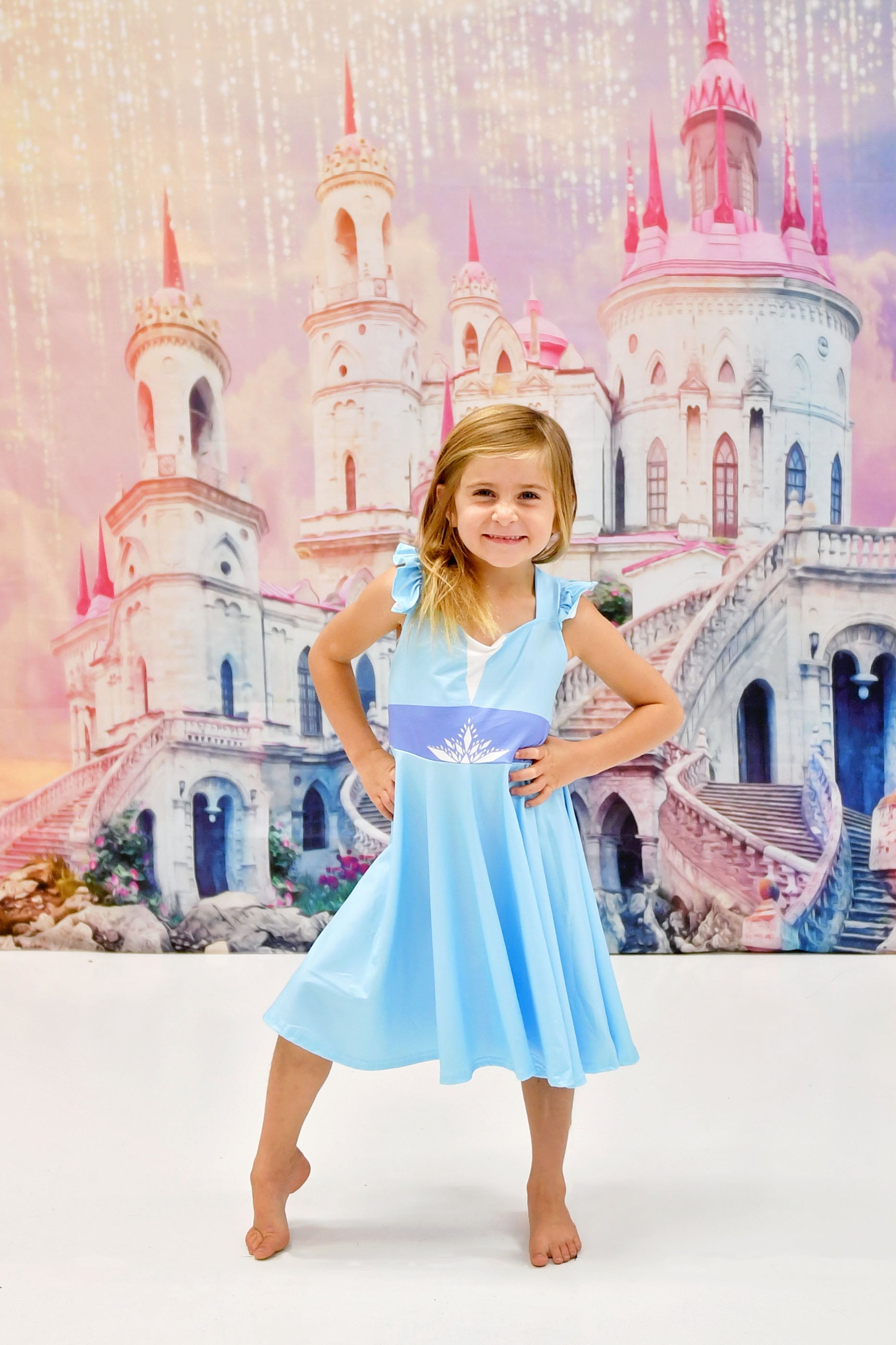 Snow Maiden Milk Silk Dress