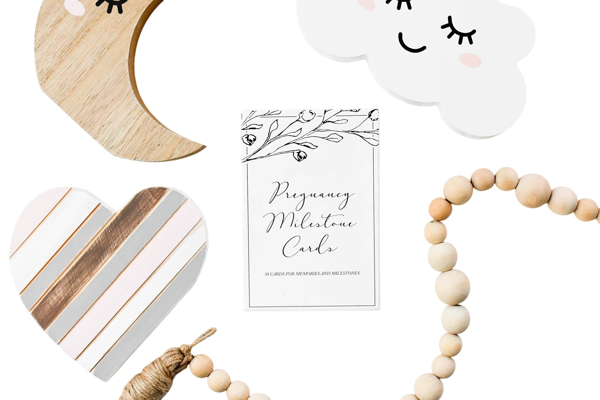 Pregnancy Announcement & Milestone Cards