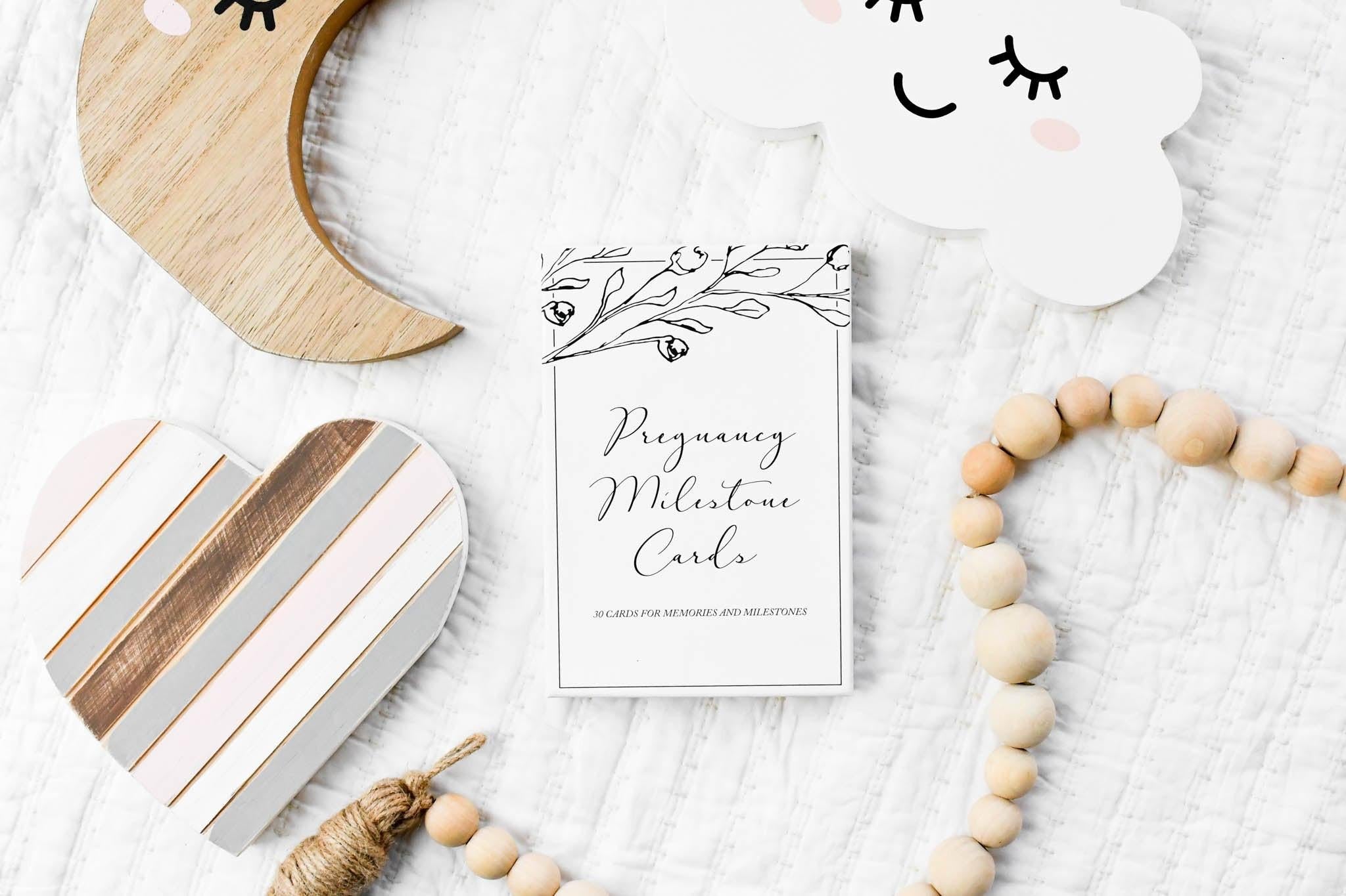 Pregnancy Announcement & Milestone Cards
