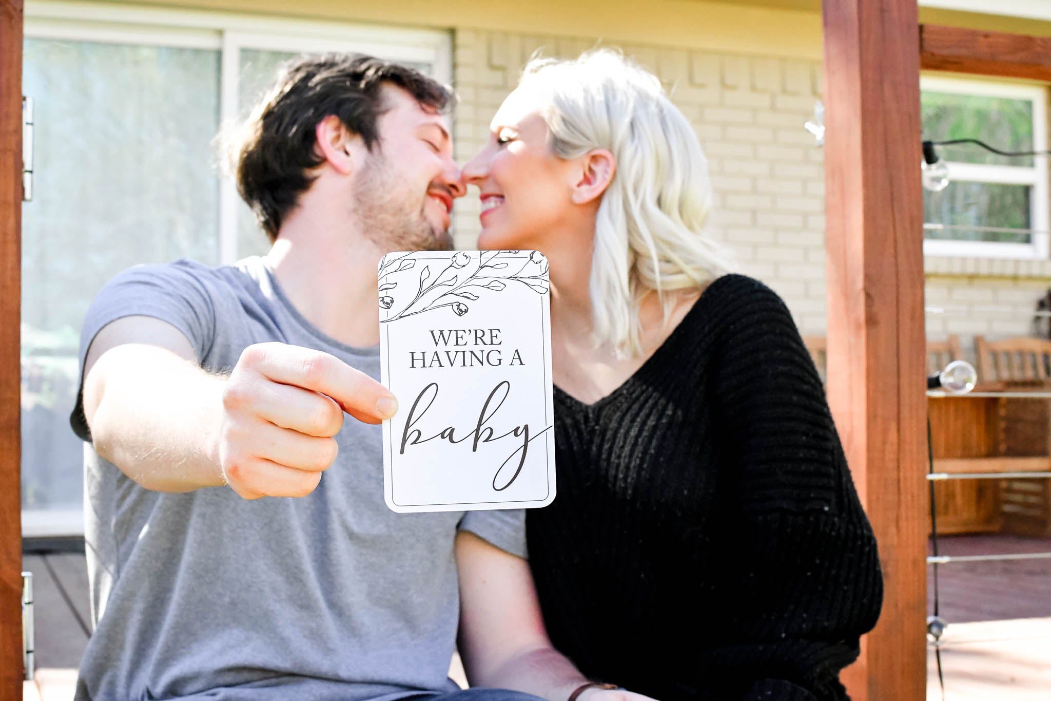 Pregnancy Announcement & Milestone Cards