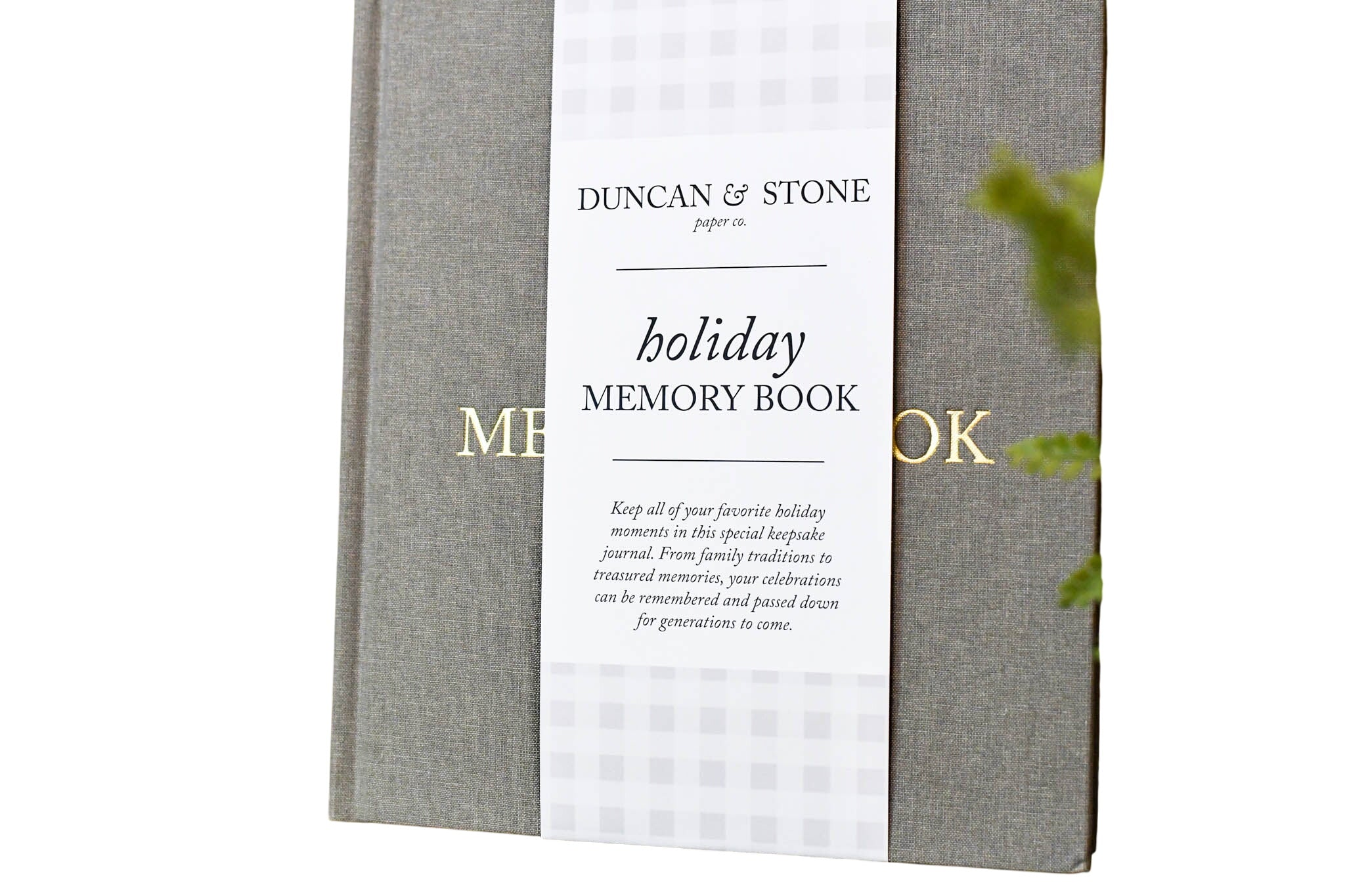Holiday Memory Book & Family Keepsake
