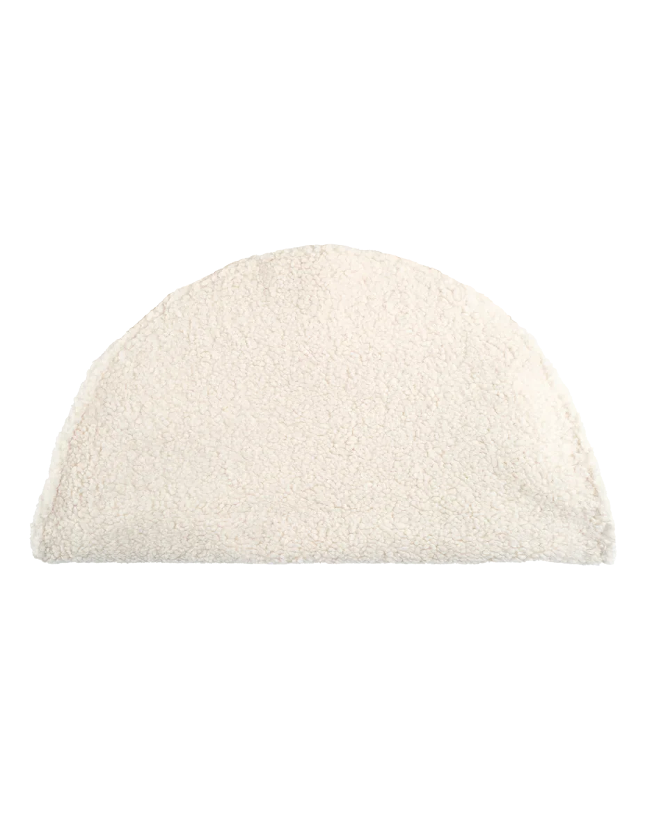 Cream White Ottoman Extra Cover