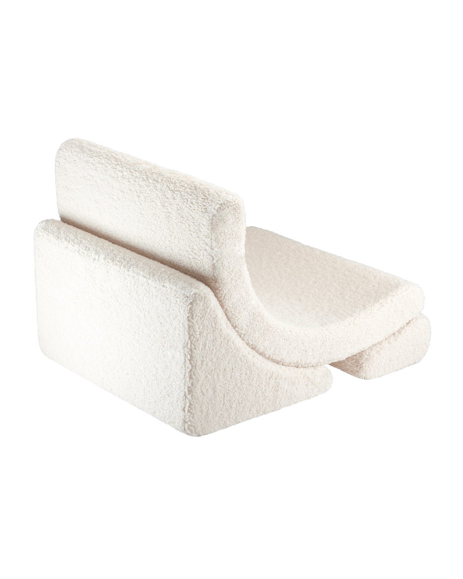 Cream White Moon Chair
