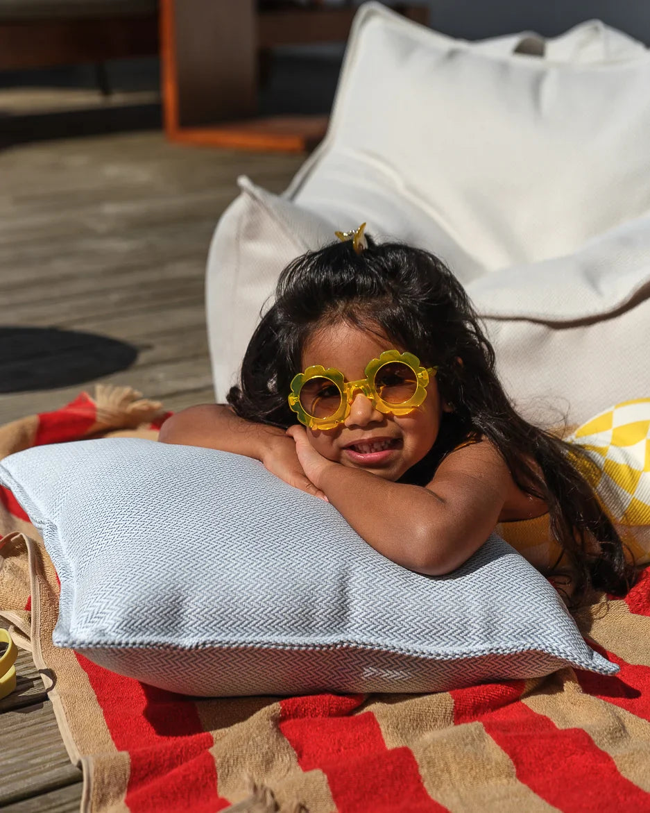 Azure Outdoor Block Cushion