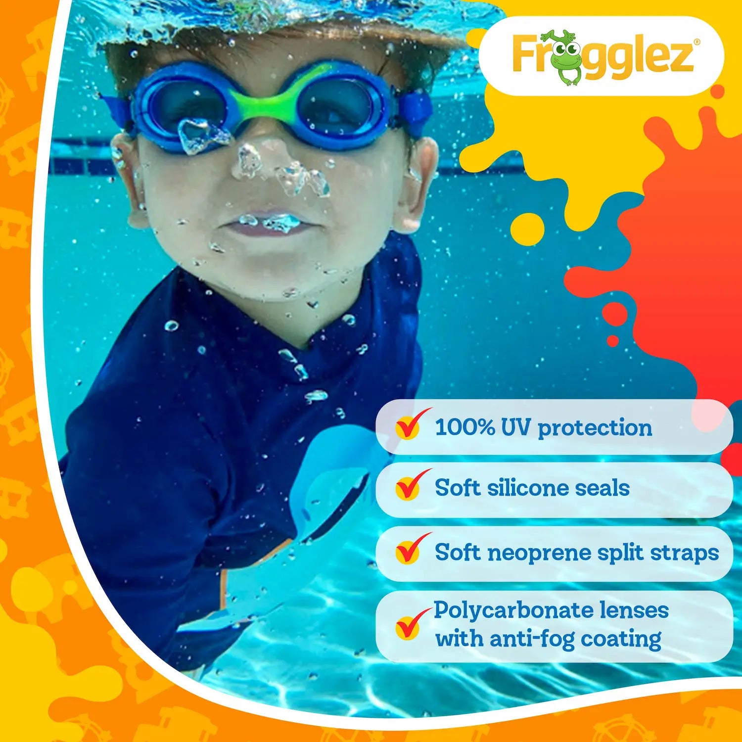 Daniel Tiger's Neighborhood Themed Kids Swim Goggles