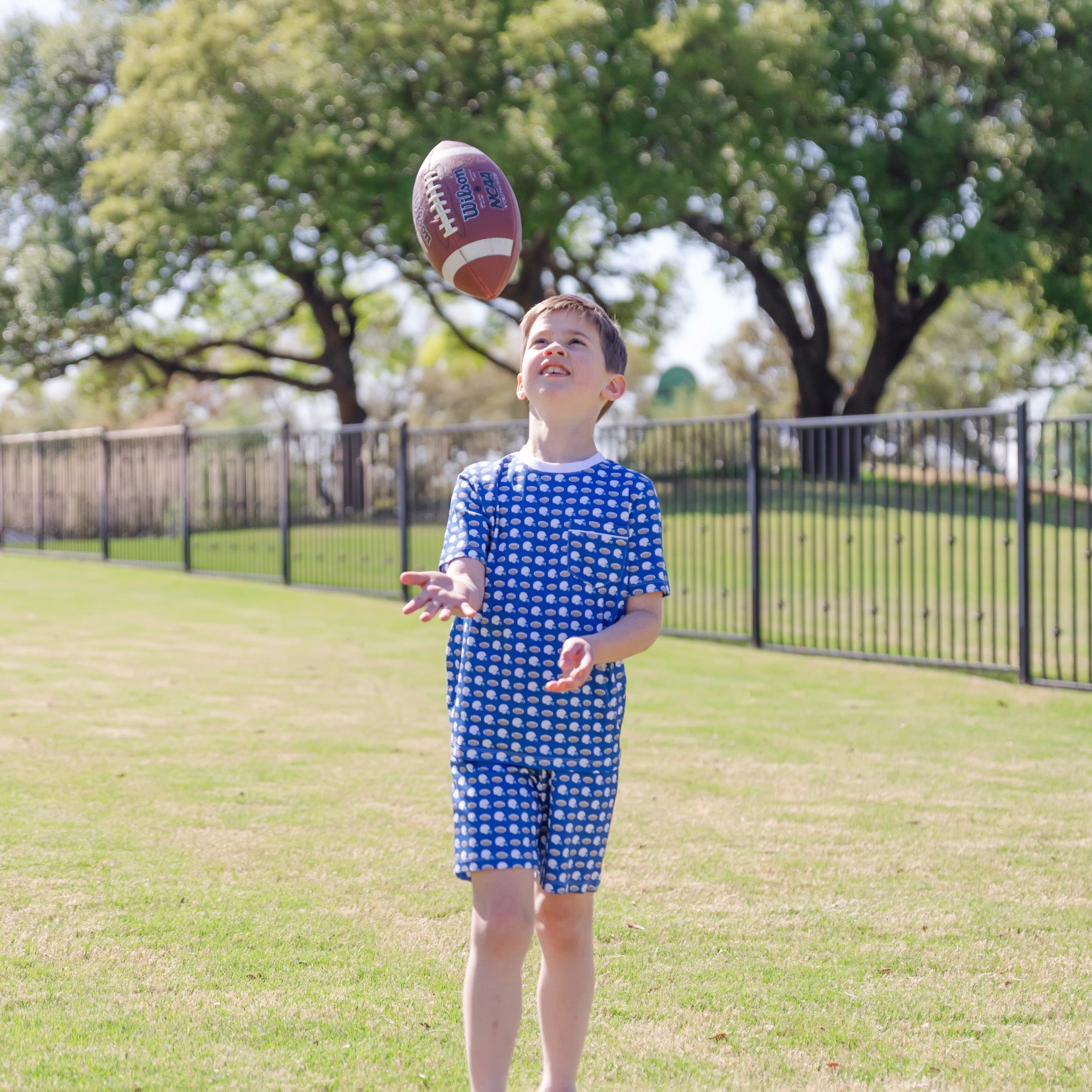 Charles Boys' Short Set - First Down Football