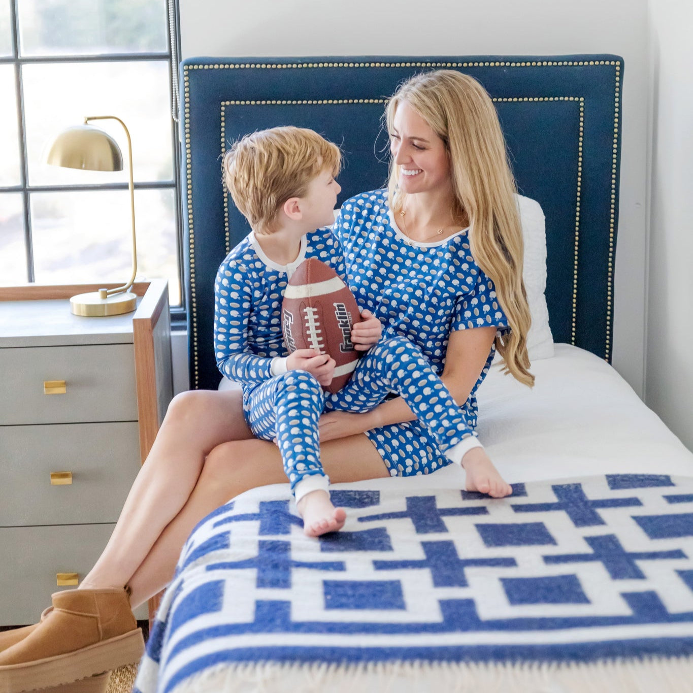 Jack Boys' Pajama Pant Set - First Down Football