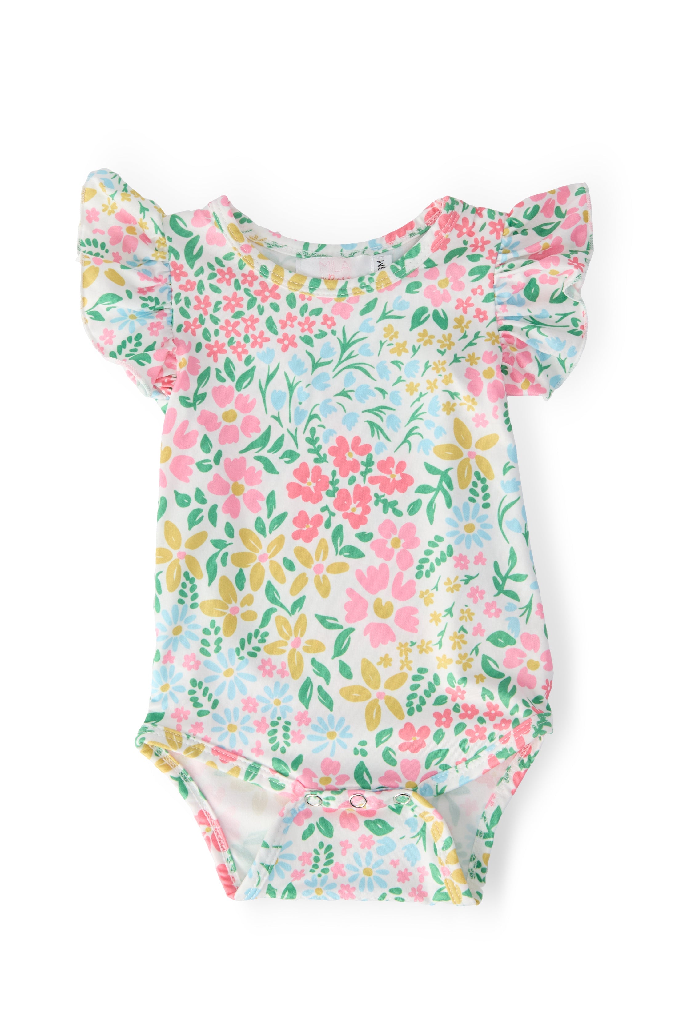 Daffodils S/s Flutter Bodysuit